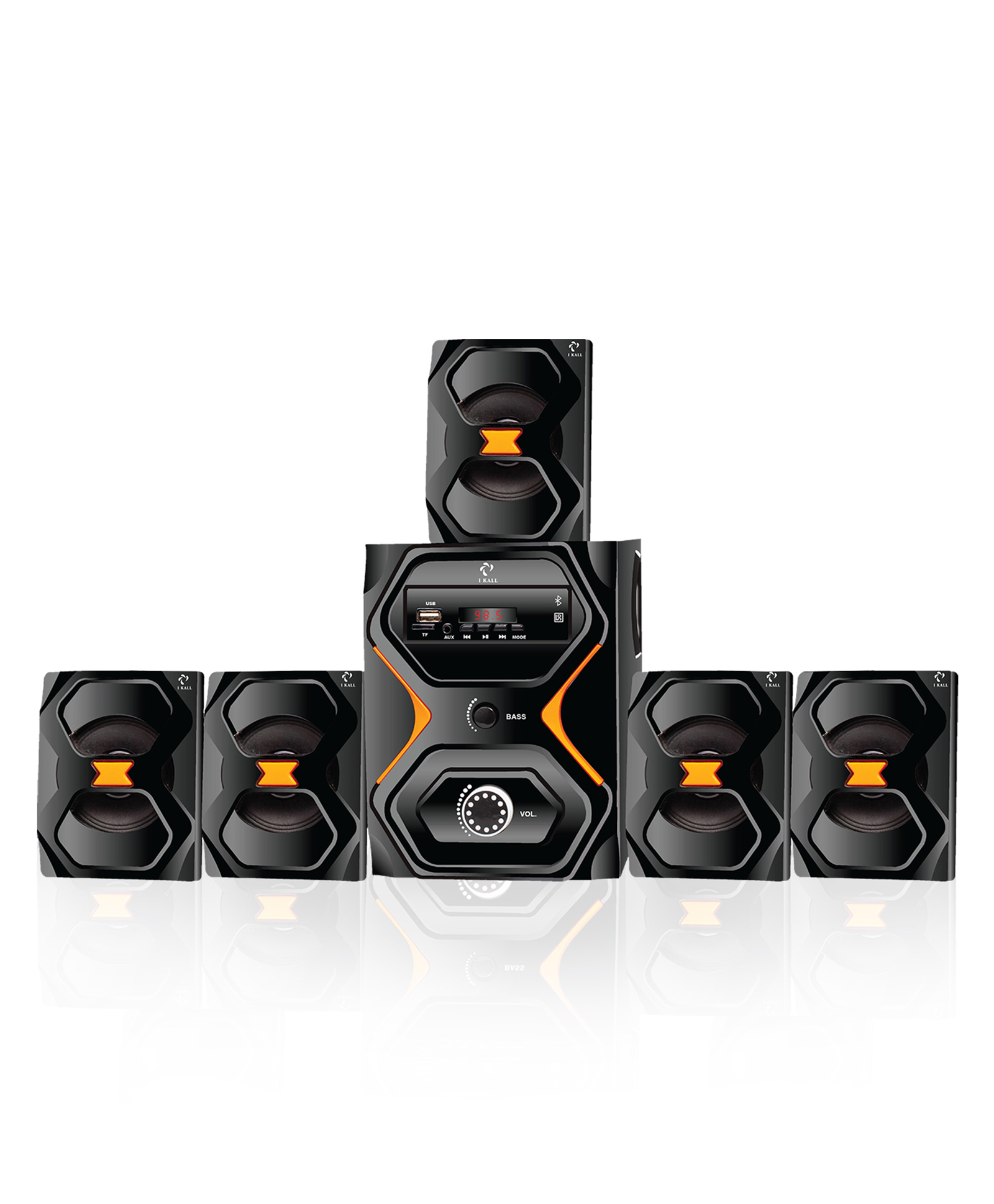 I Kall IK-222 BT 5.1 Channel Home Theater Music System - Black-image-4