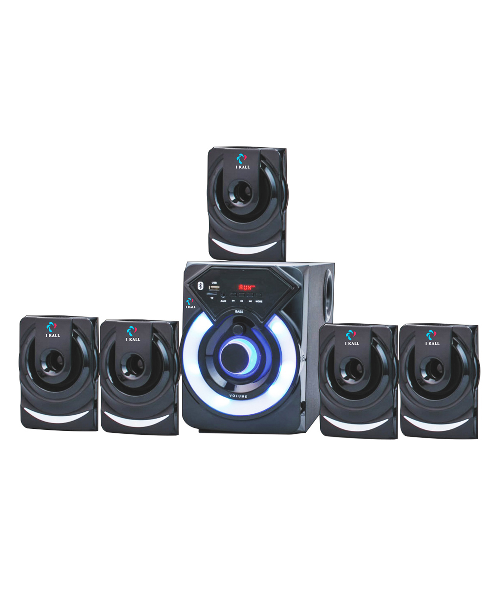I KALL IK-888 Home Theatre System Bluetooth Aux USB and FM Connectivity 4.1 - Black-image-49