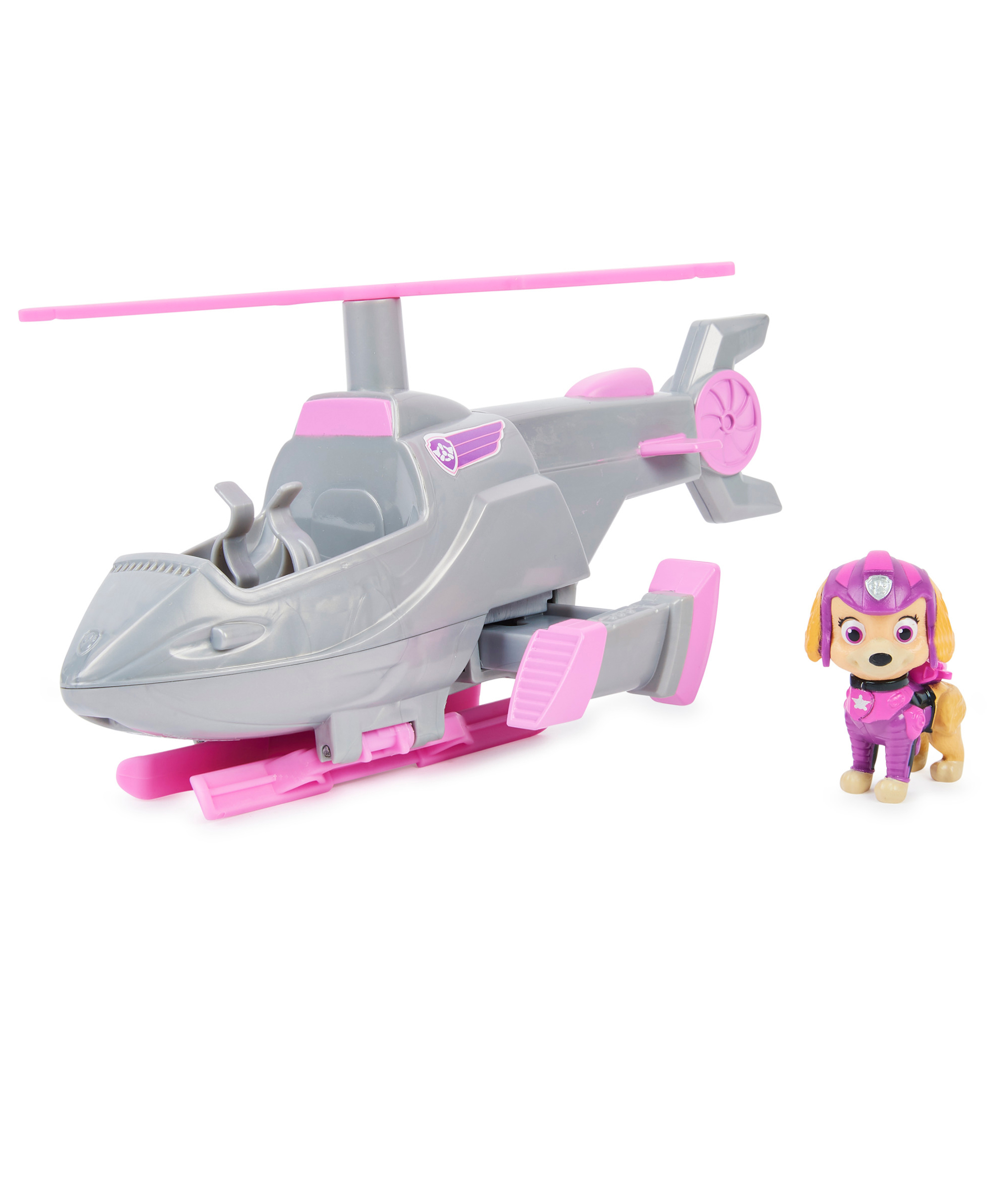 Paw Patrol Deluxe Free Wheel Vehicle Skye Helicopter - Pink-image-24