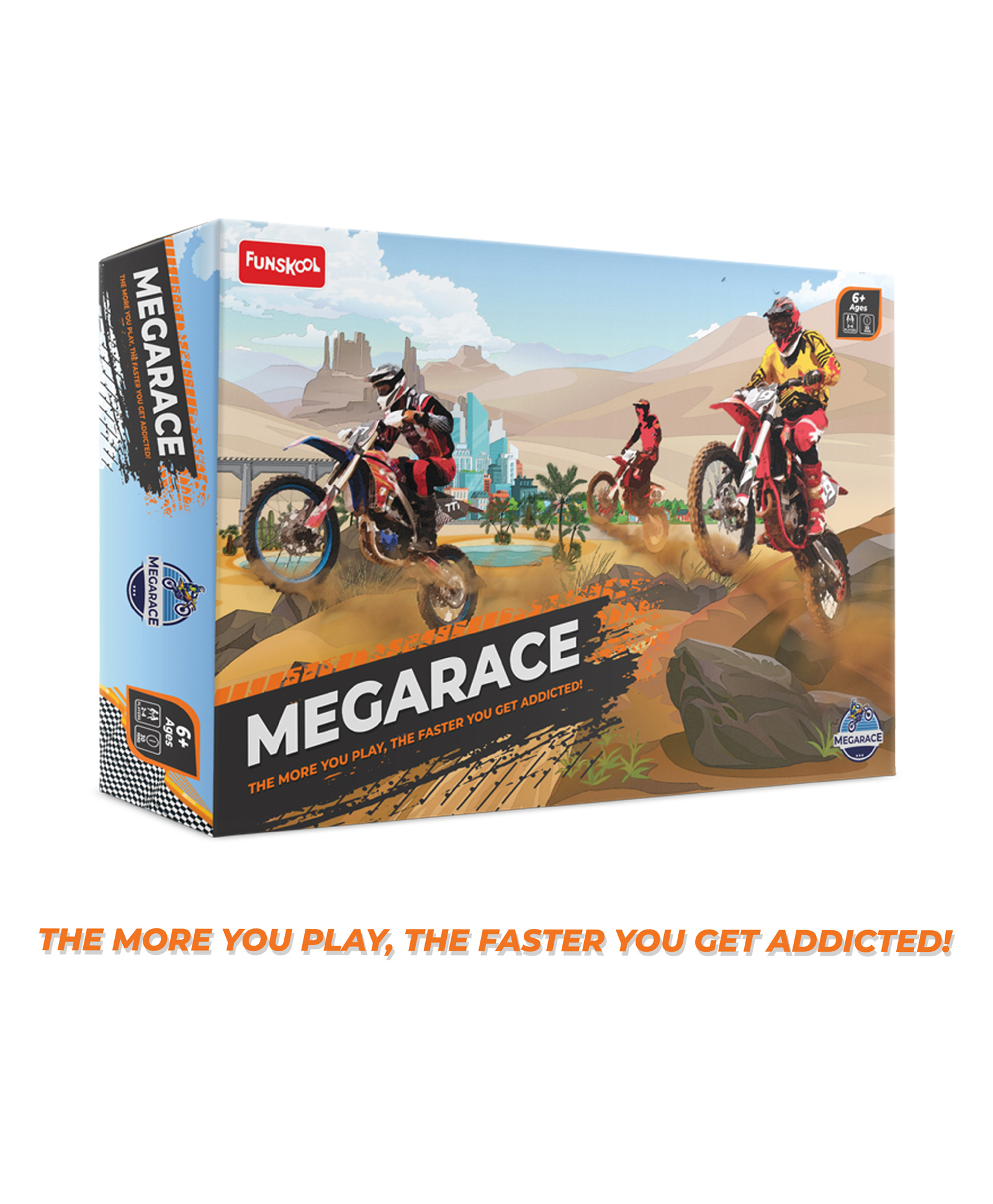 Funskool Mega Race Game - Multicolor Online India, Buy Board Games for  (4-10 Years) at FirstCry.com - 11247911