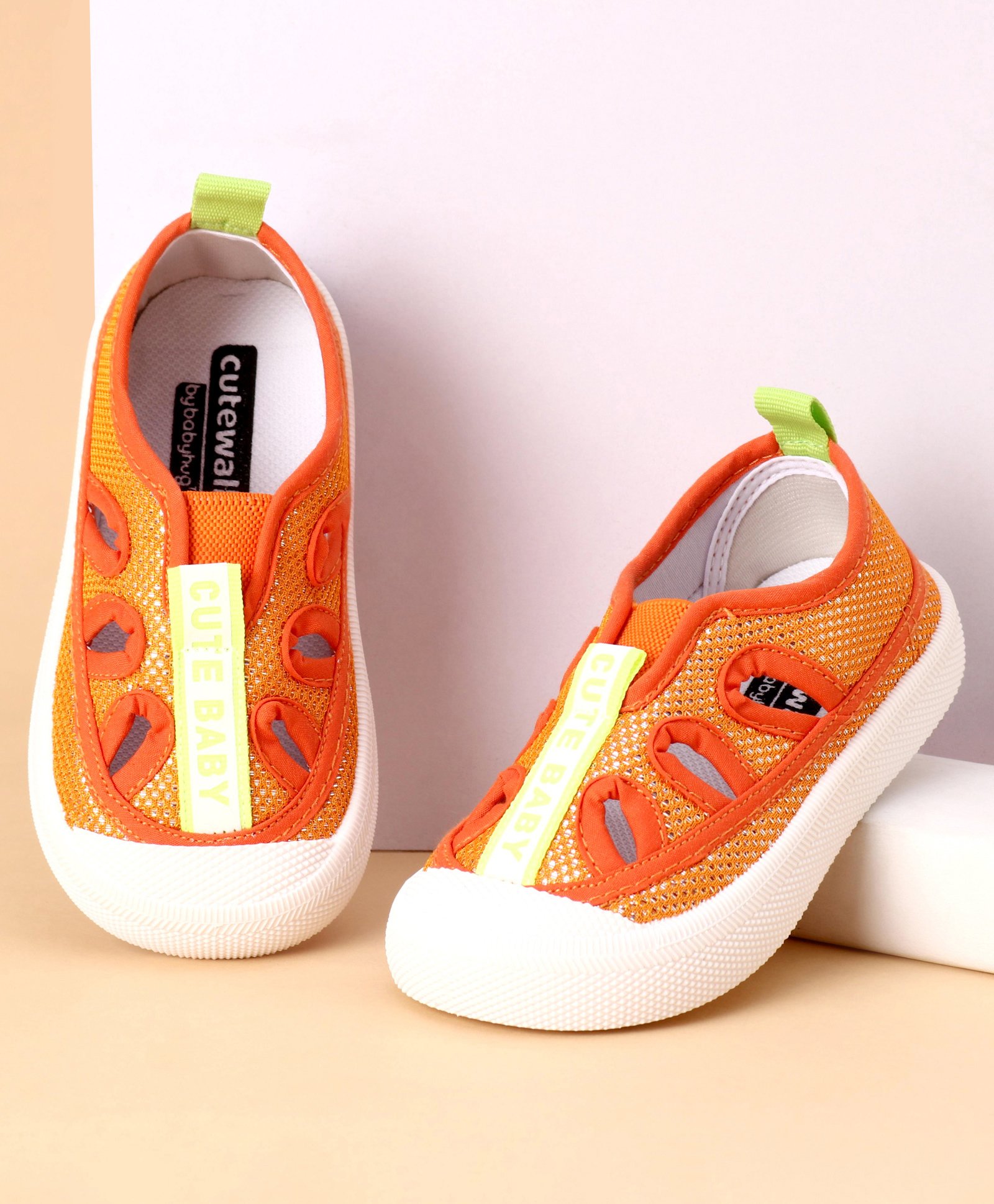 Cute Walk by Babyhug Casual Shoes - Orange-image-30