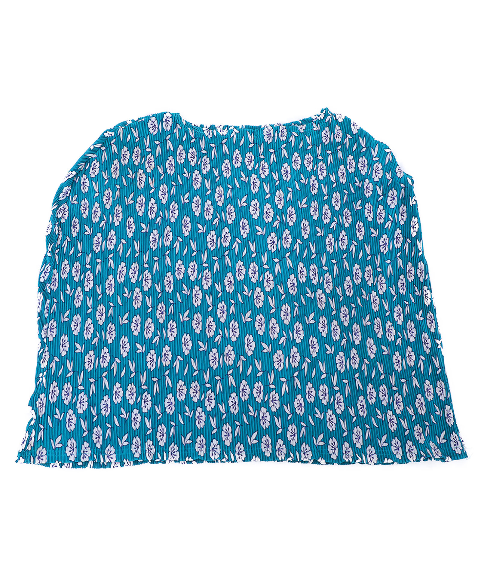 Lulamom Poncho Style Nursing Cover with Buttons Floral Print  - Green White-image-34