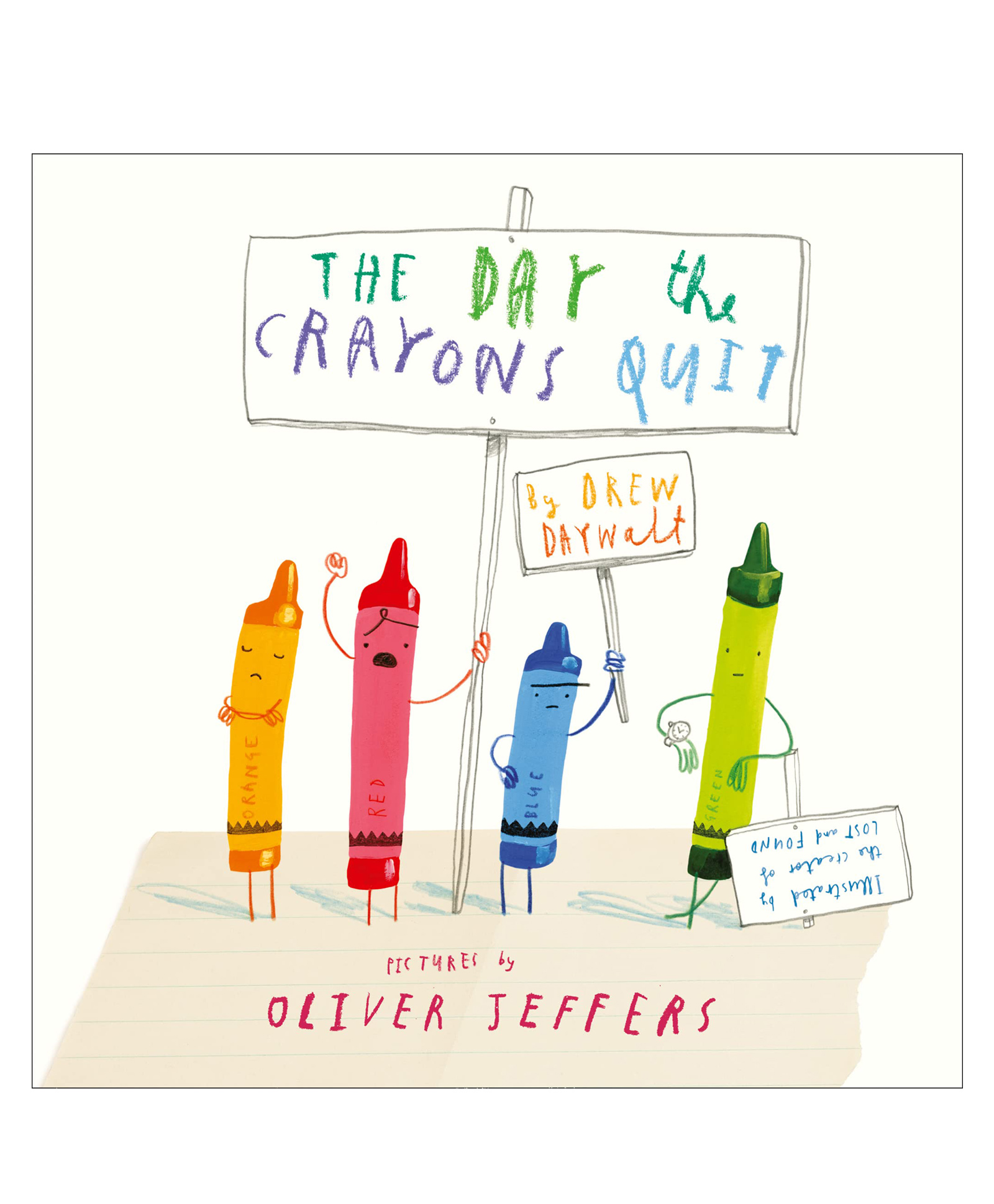 harper collins The Day The Crayons Quit Board Book by Oliver Jeffers - English-picture-20