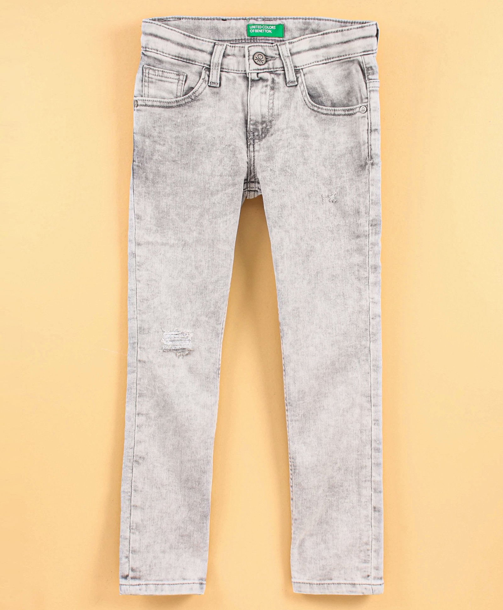 UCB Full Length Denim Jeans Solid- Grey 