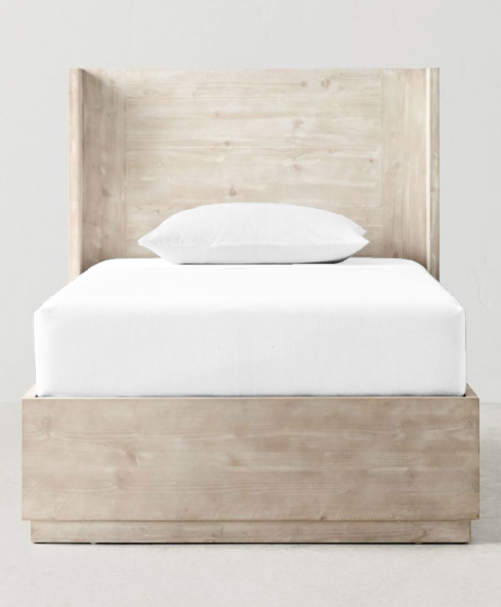 The Baby Atelier 100% Organic Fitted Single Sheet Set - Off White-image-5