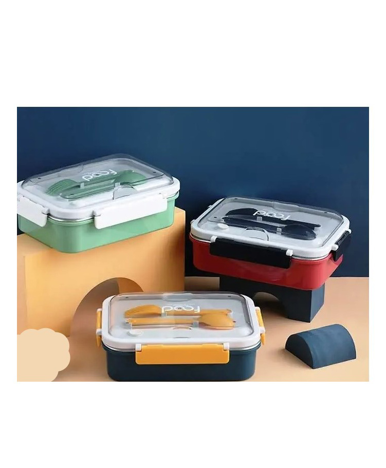 YAMAMA 3 Compartment Insulated Lunch Box Stainless Steel Tiffin Box   (Color as per availability)-picture-28