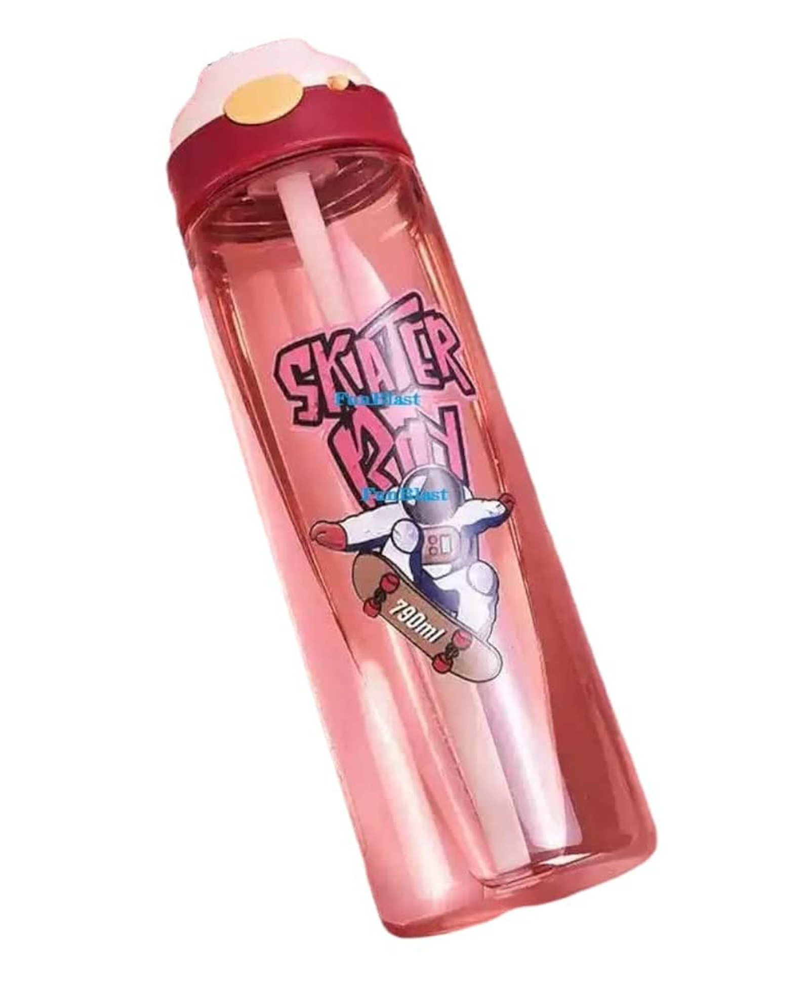 FunBlast BPA Free Water Bottle Pink  790 ML-image-45