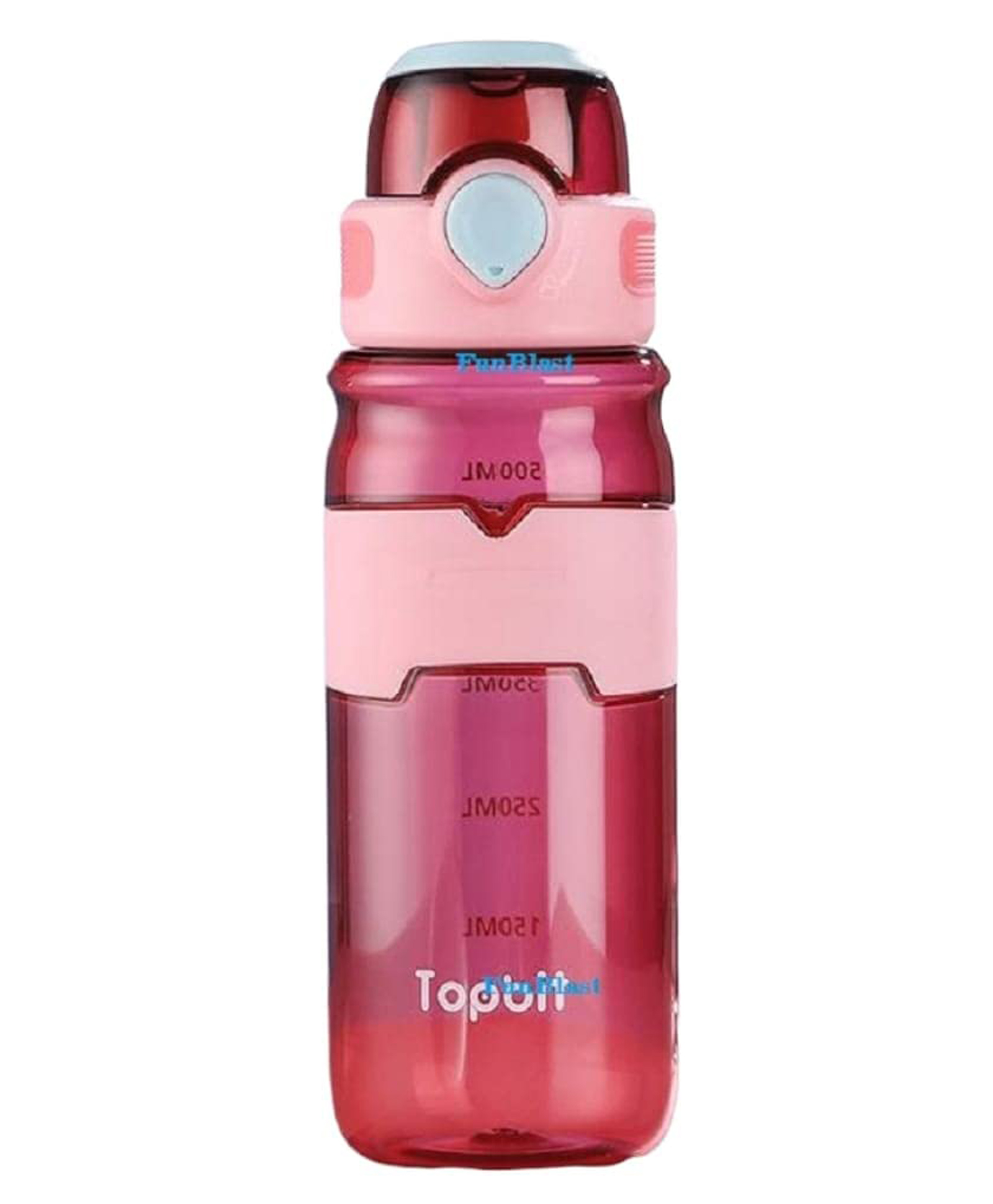 FunBlast BPA Free Water Bottle Pink  600 ML-image-49