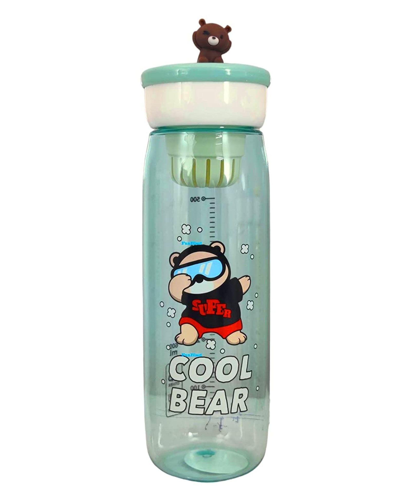 FunBlast BPA Free Water Bottle Sea Green  600 ML-image-37