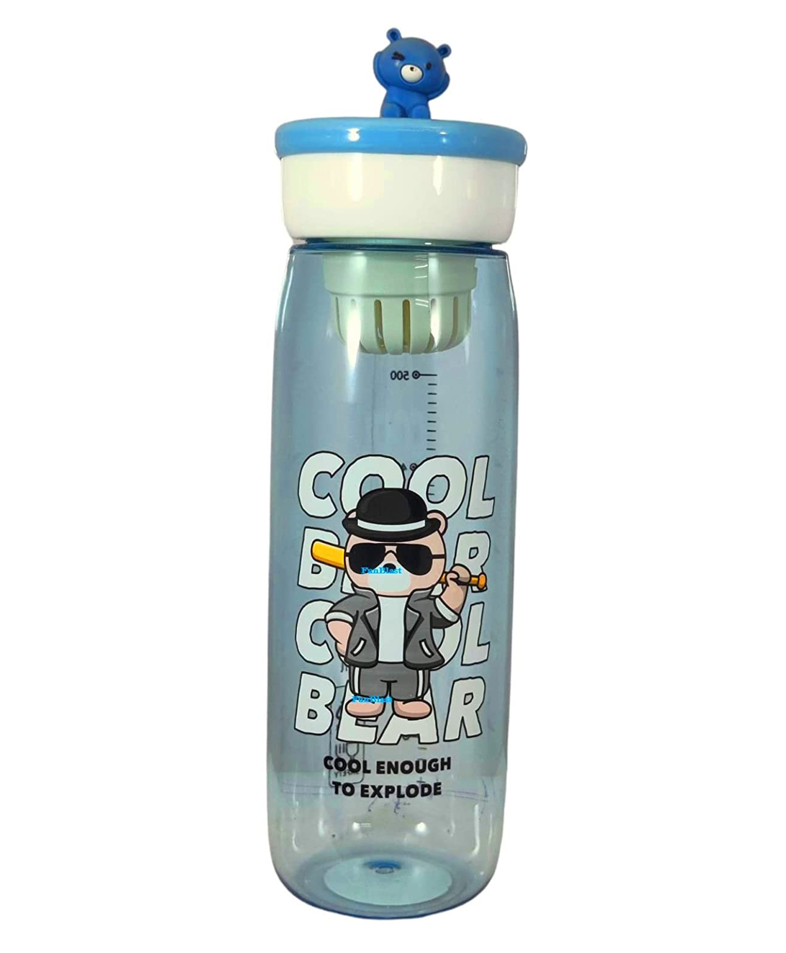 FunBlast BPA Free Water Bottle Sky Blue  600 ML-image-16
