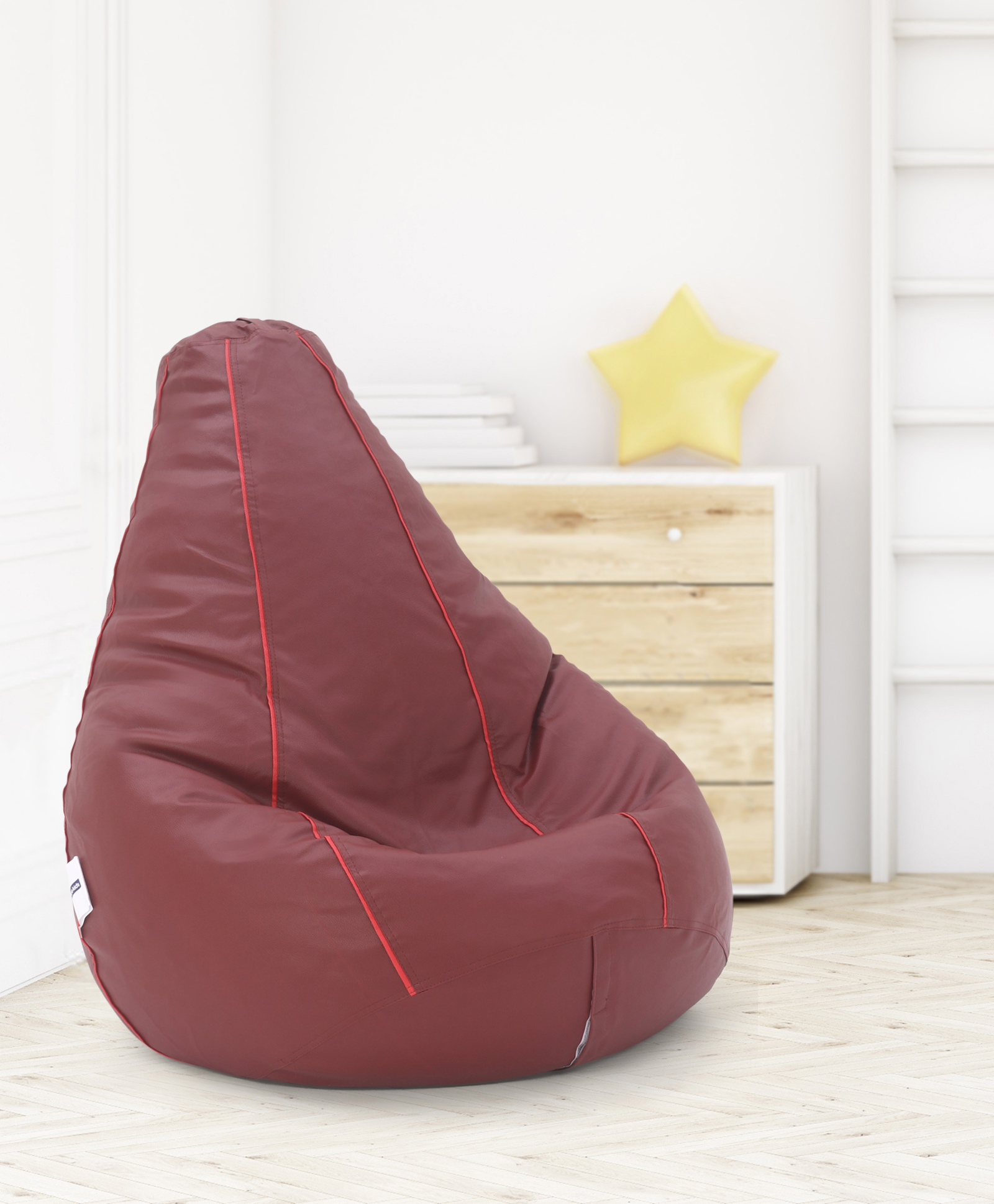 Pine Kids Sofa Bean Bag Without Beans - Brown-image-29