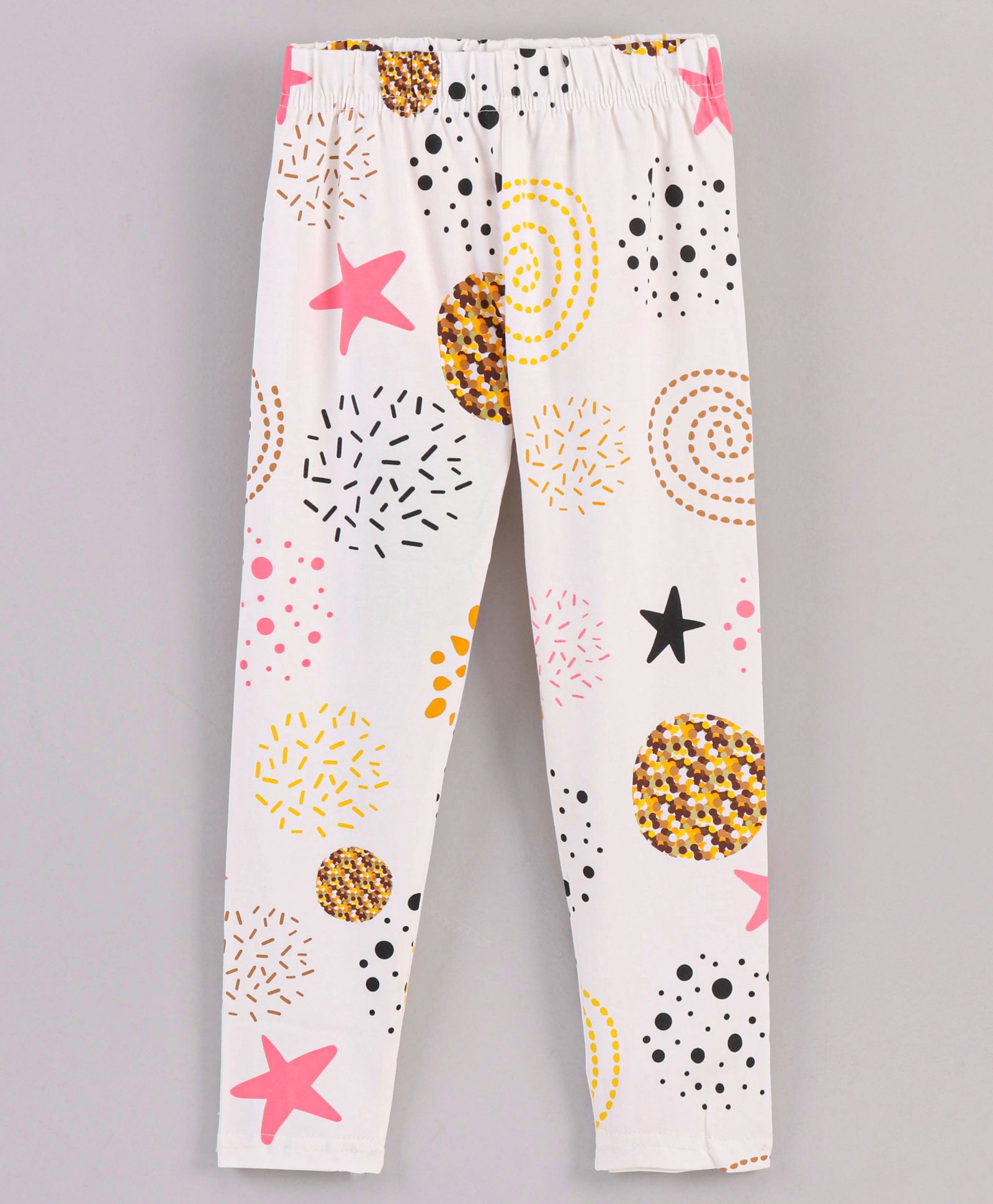 Buy Doreme Cotton Full Length Leggings Printed - Off White for Girls (5-6  Years) Online in India, Shop at FirstCry.com - 11364934