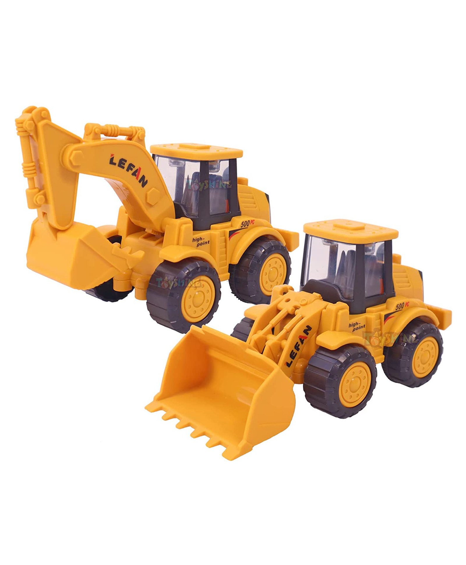 Toyshine Friction Powered Construction Vehicles Pack of 2 - Yellow-image-46