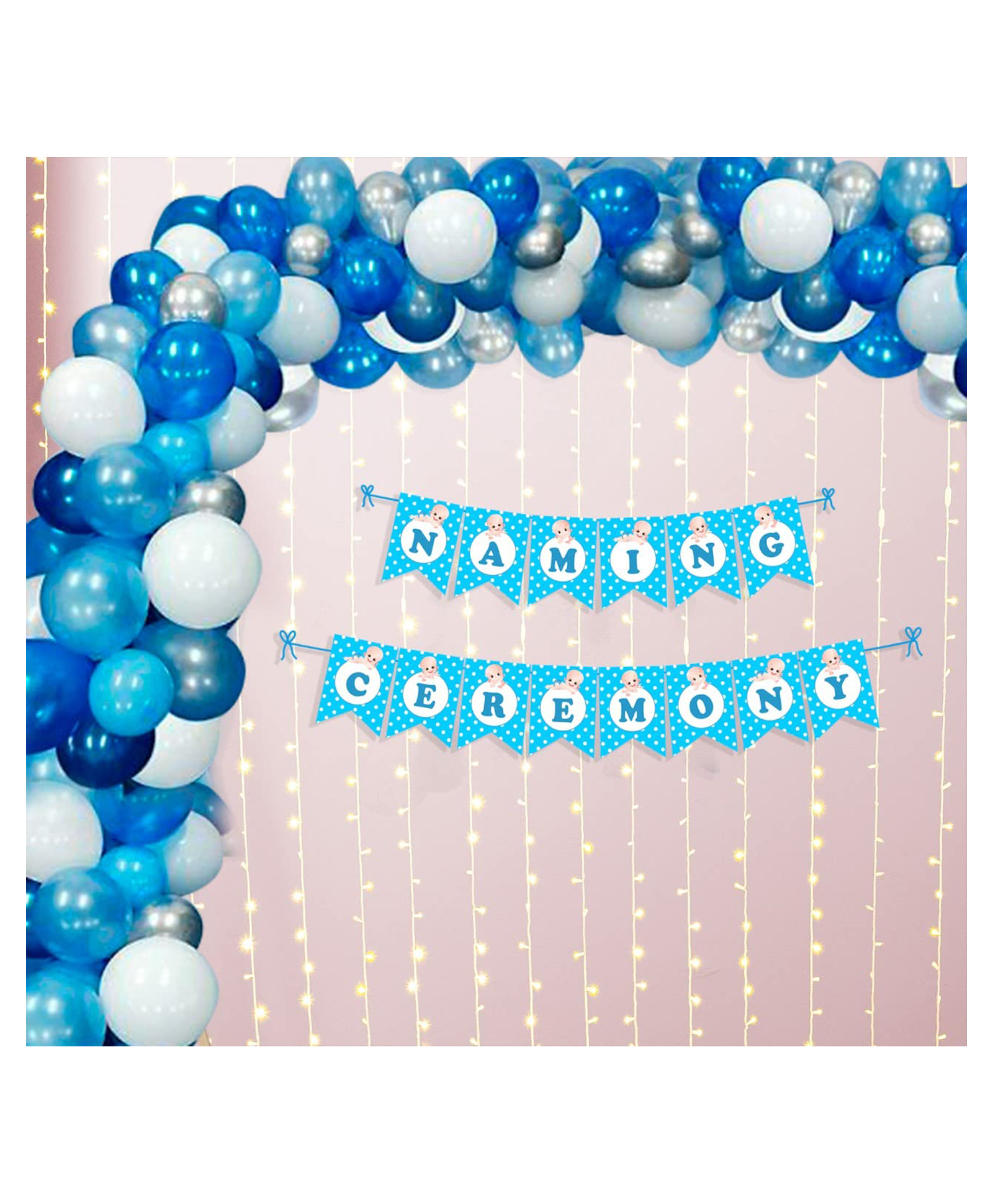 Untumble Baby Boy Naming Ceremony Arch Kit Online in India, Buy at Best  Price from  - 11386182