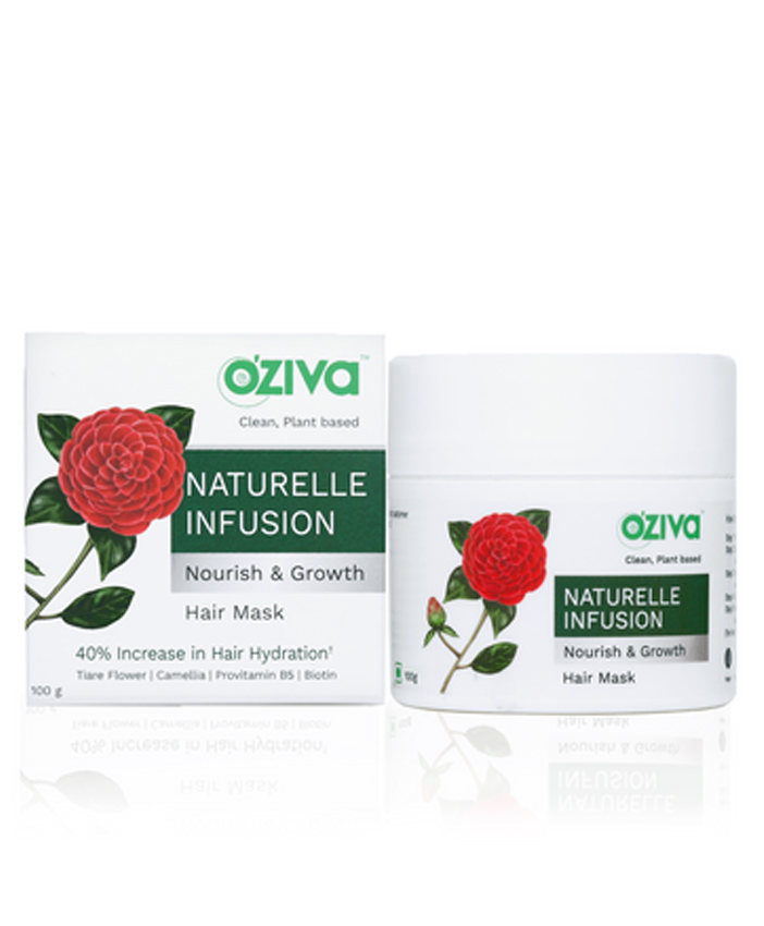 OZiva Naturelle Infusion Nourish & Growth Hair Mask - 100 gm Online in  India, Buy at Best Price from  - 11386802