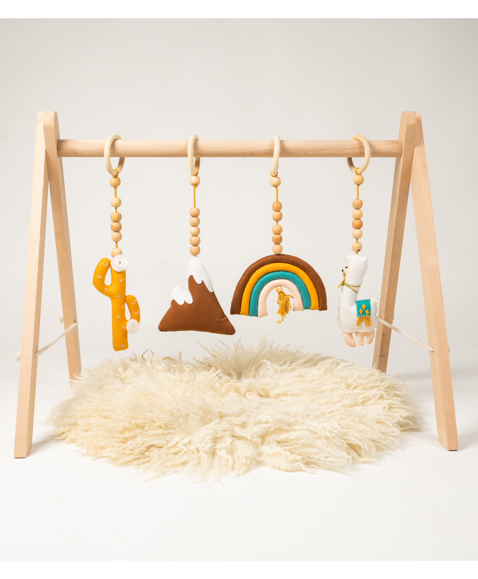 Rocking Potato Gym Terrain Wooden Play Gym Theme 1 - Multicolor-image-10