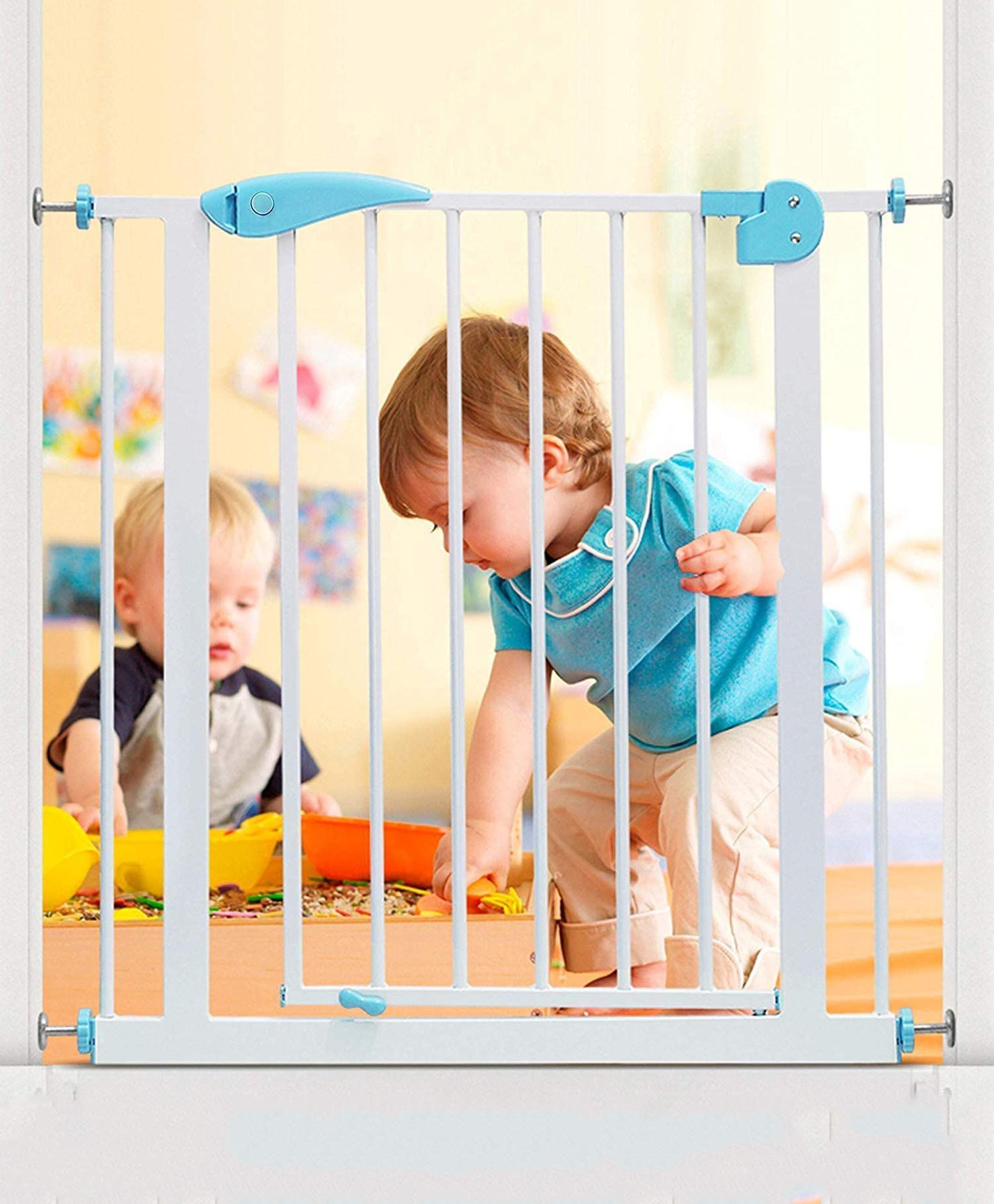 Safe-O-Kid Metal Safety Gate Extension - White-picture-36
