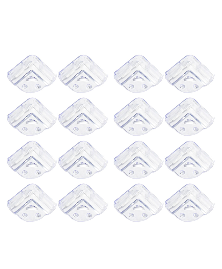 Safe-O-Kid Smiley Shaped Corner Guards Pack of 16 - Transparent-picture-32