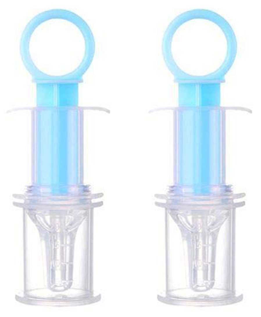 Safe-O-Kid Silicone Medicine Feeder with pacifier Cap - Blue-picture-27