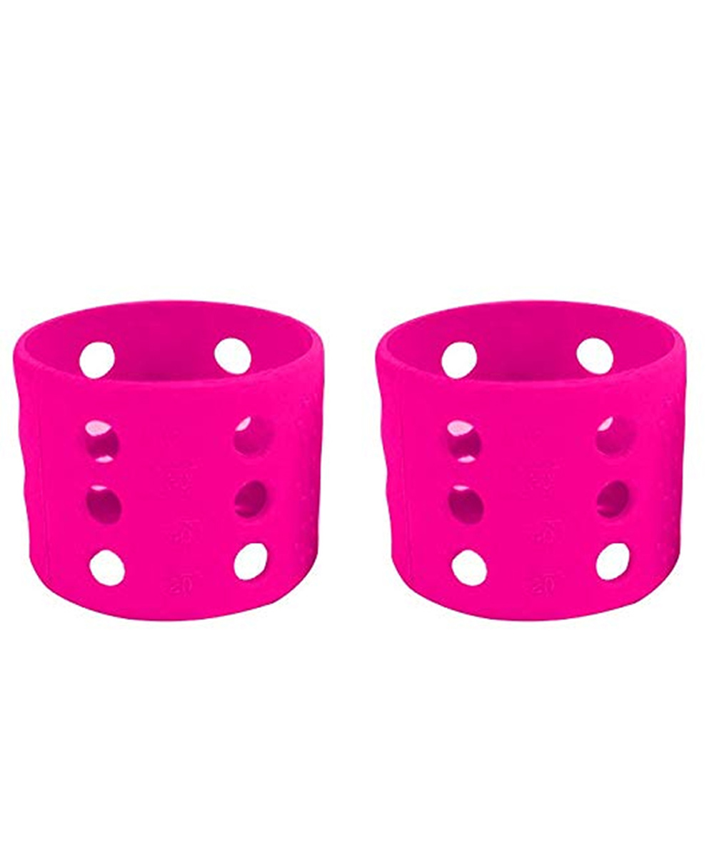 Safe-O-Kid Silicone Insulated Feeding Bottle Cover Pink - Fits to 60 ml Bottle-image-22