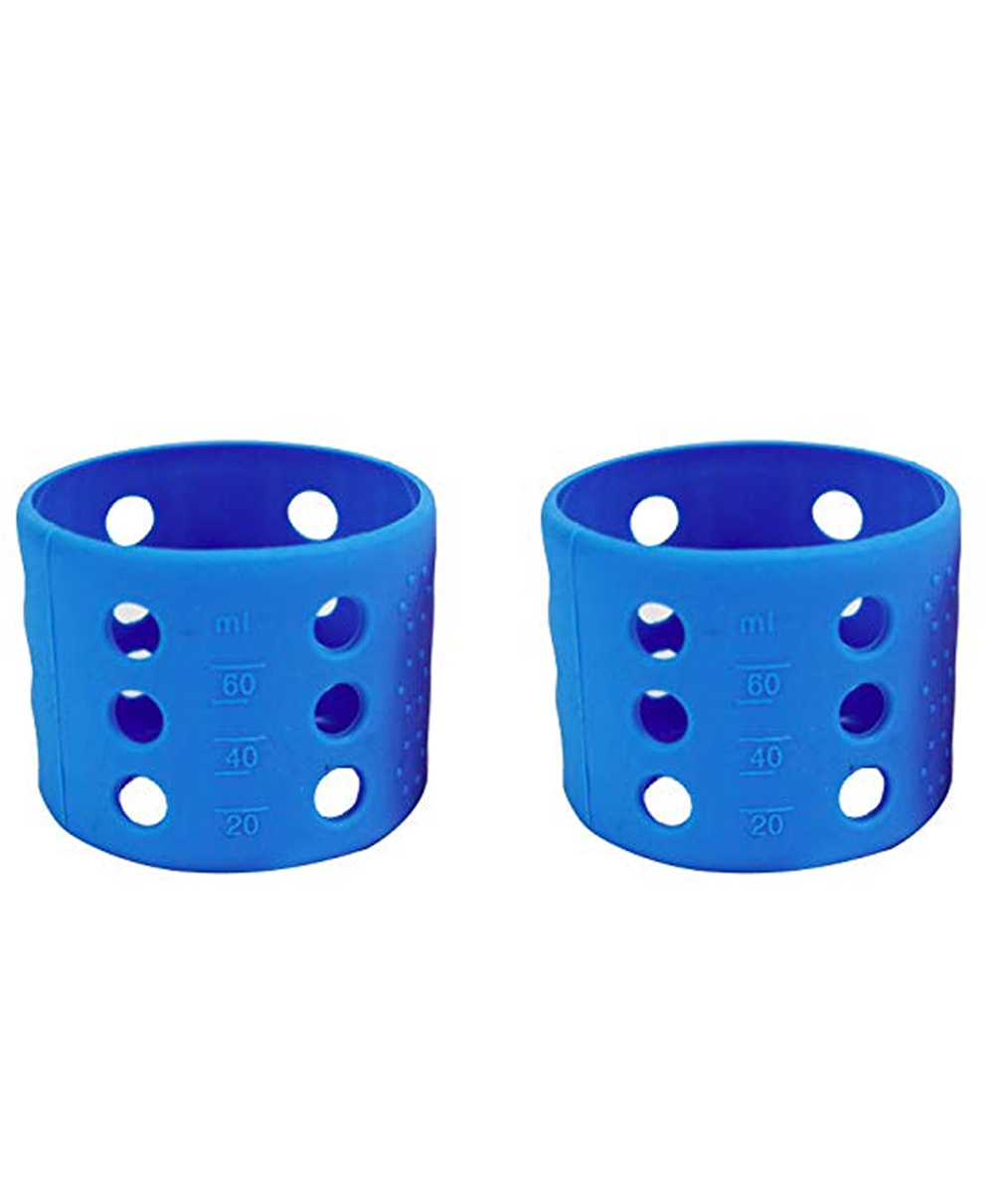 Safe-O-Kid Silicone Insulated Feeding Bottle Cover Blue - Fits to 60 ml Bottle-image-23