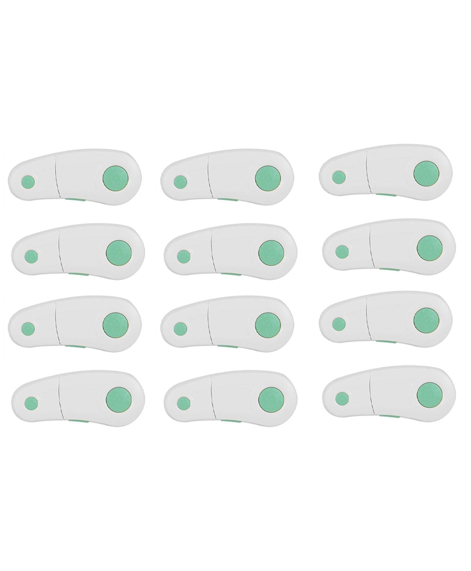 Safe-O-Kid Child Safety Cabinet Lock Pack Of 12 - Blue-picture-25