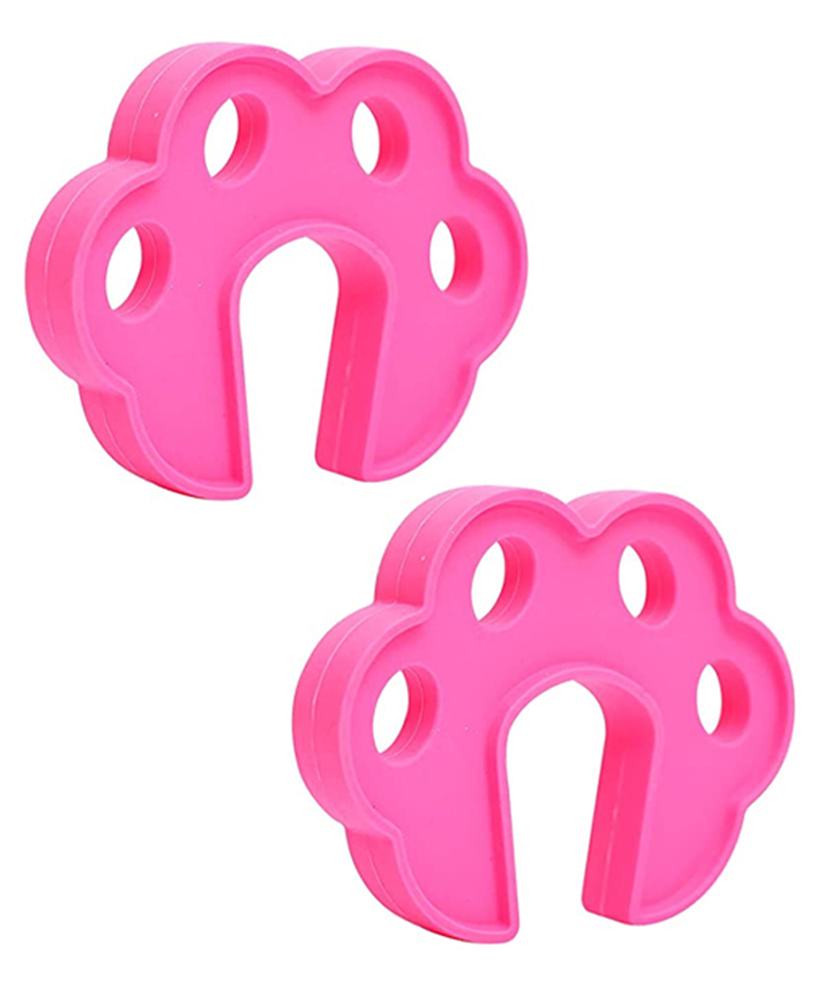 Safe-O-Kid Sleek Design Strong Silicone Door Stopper Pack of 2 - Pink-image-37