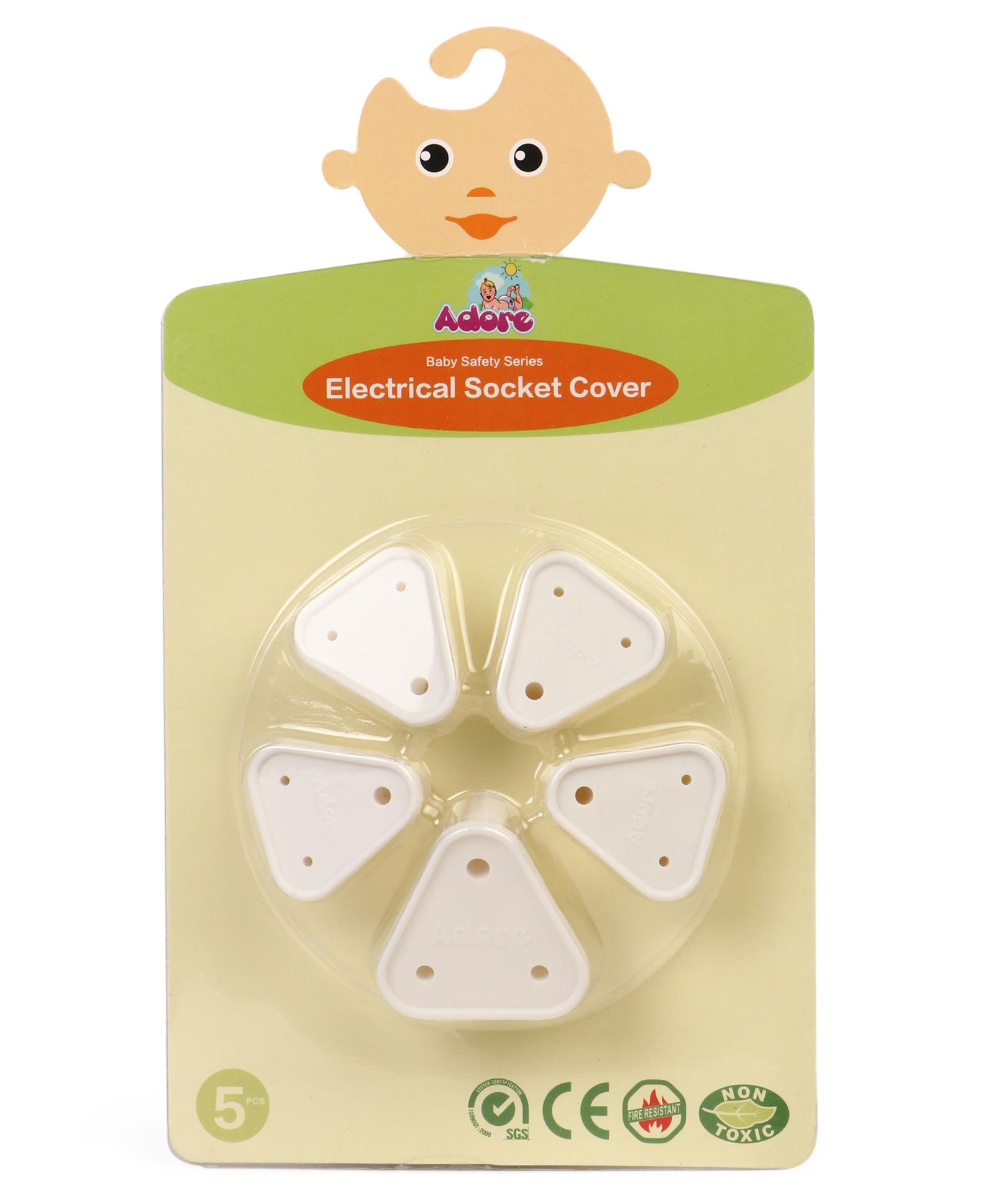 Adore Electrical Socket Cover Pack of 5 - Beige-image-36
