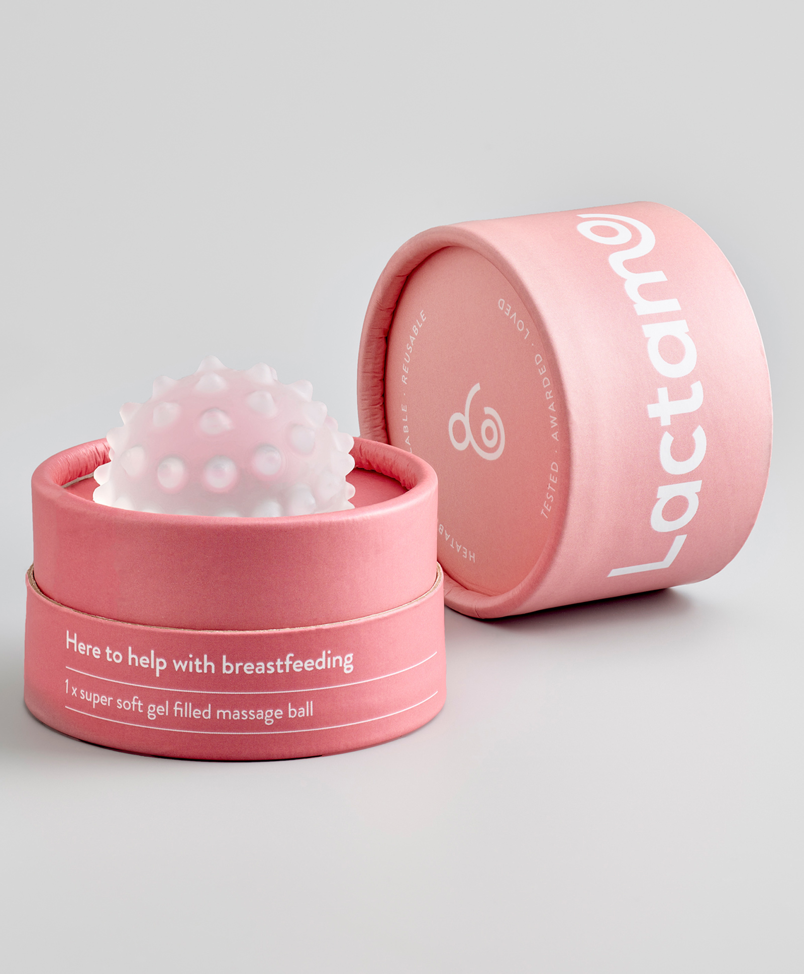 fab n funky Soft Gel Filled Silicon Massager Ball For Breast Feeding - White-picture-22
