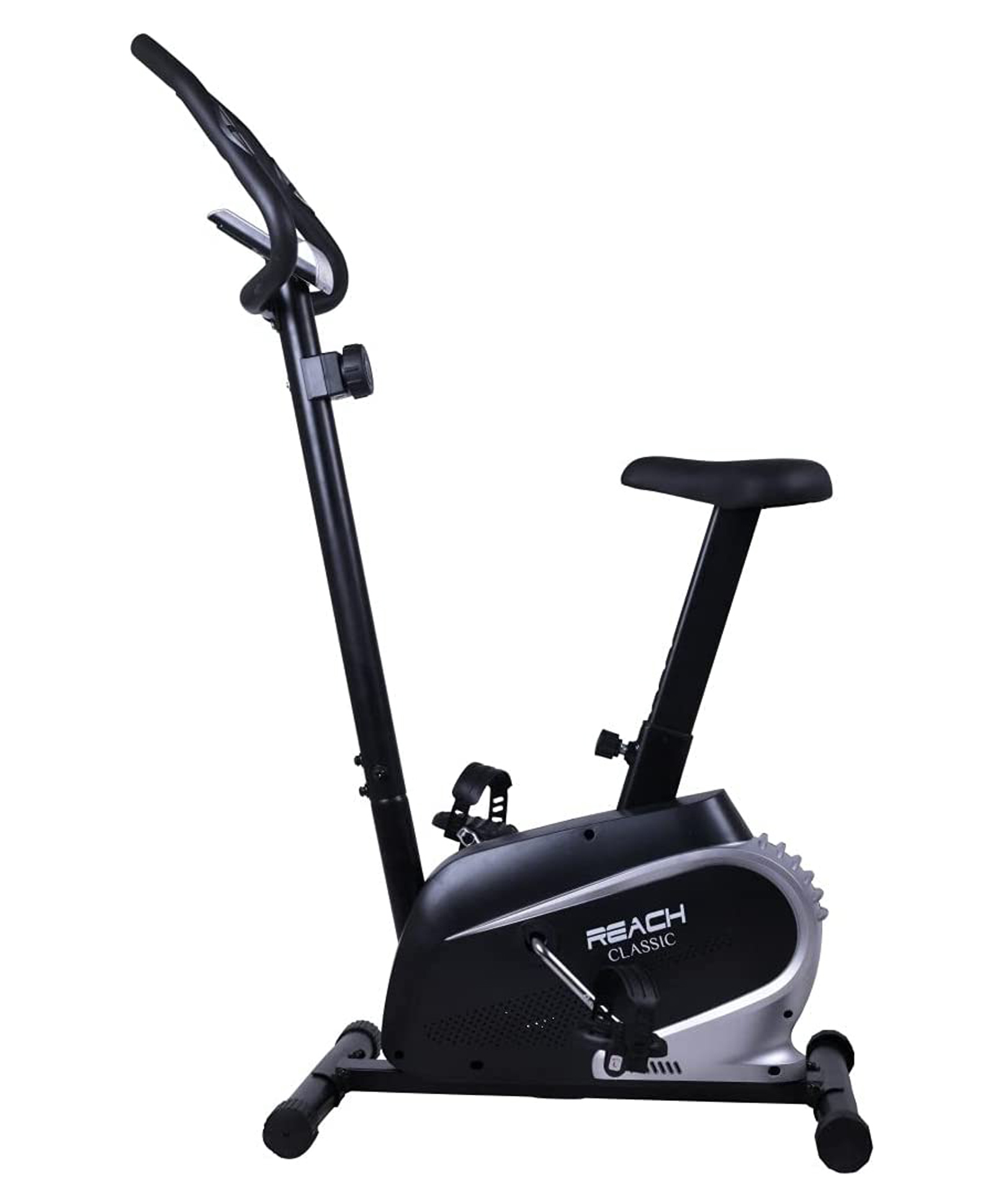 lago Titicaca Razón Calle Reach B 201 Magnetic Exercise Cycle For Home Gym Indoor Upright Stationary  Bike For Smooth Cycling Experience 8 Level of Magnetic Resistance - Black  Online in India, Buy at Best Price from