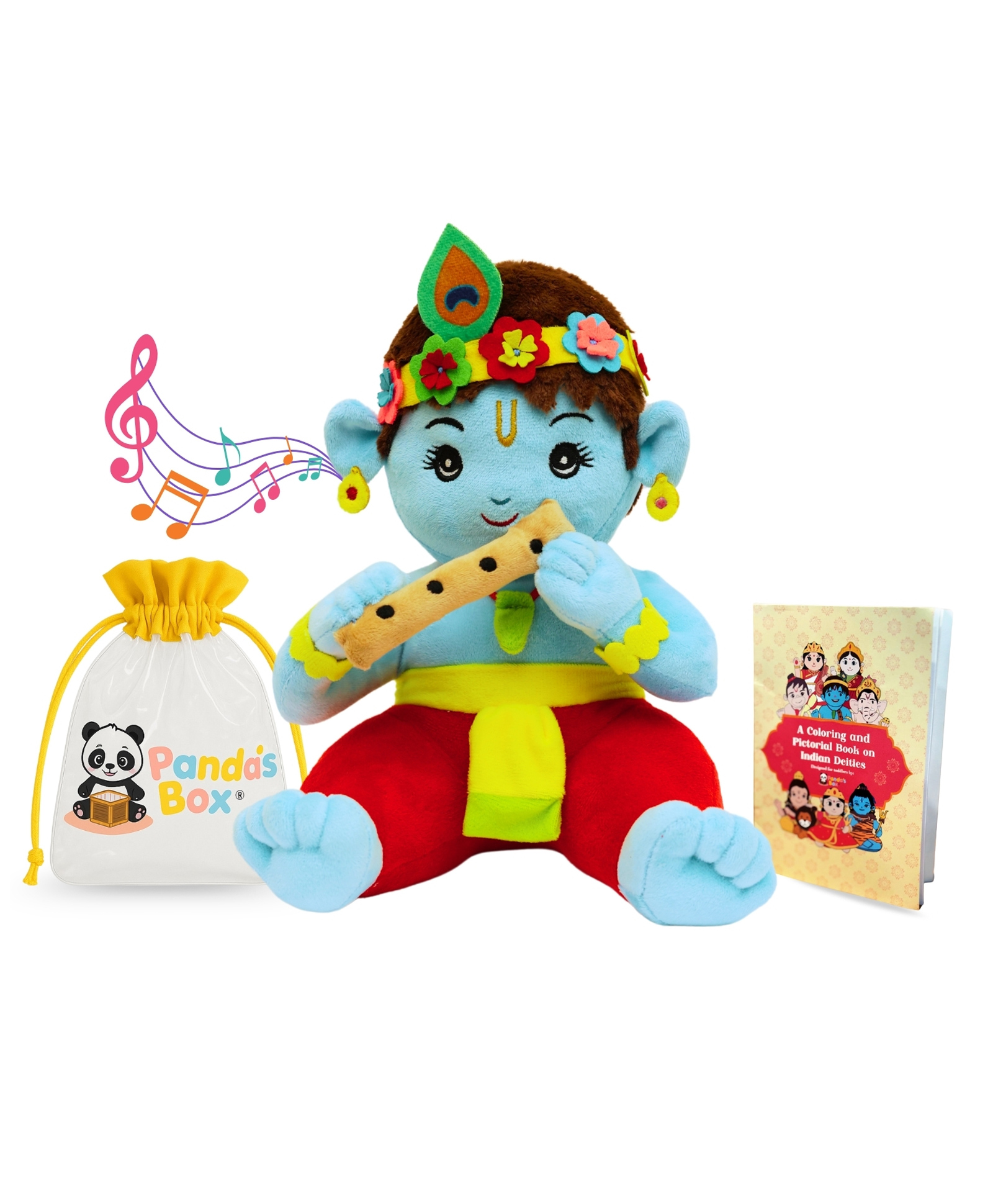 Panda's Box Mantra Chanting Baby Krishna   | Musical Soft Plush Toy