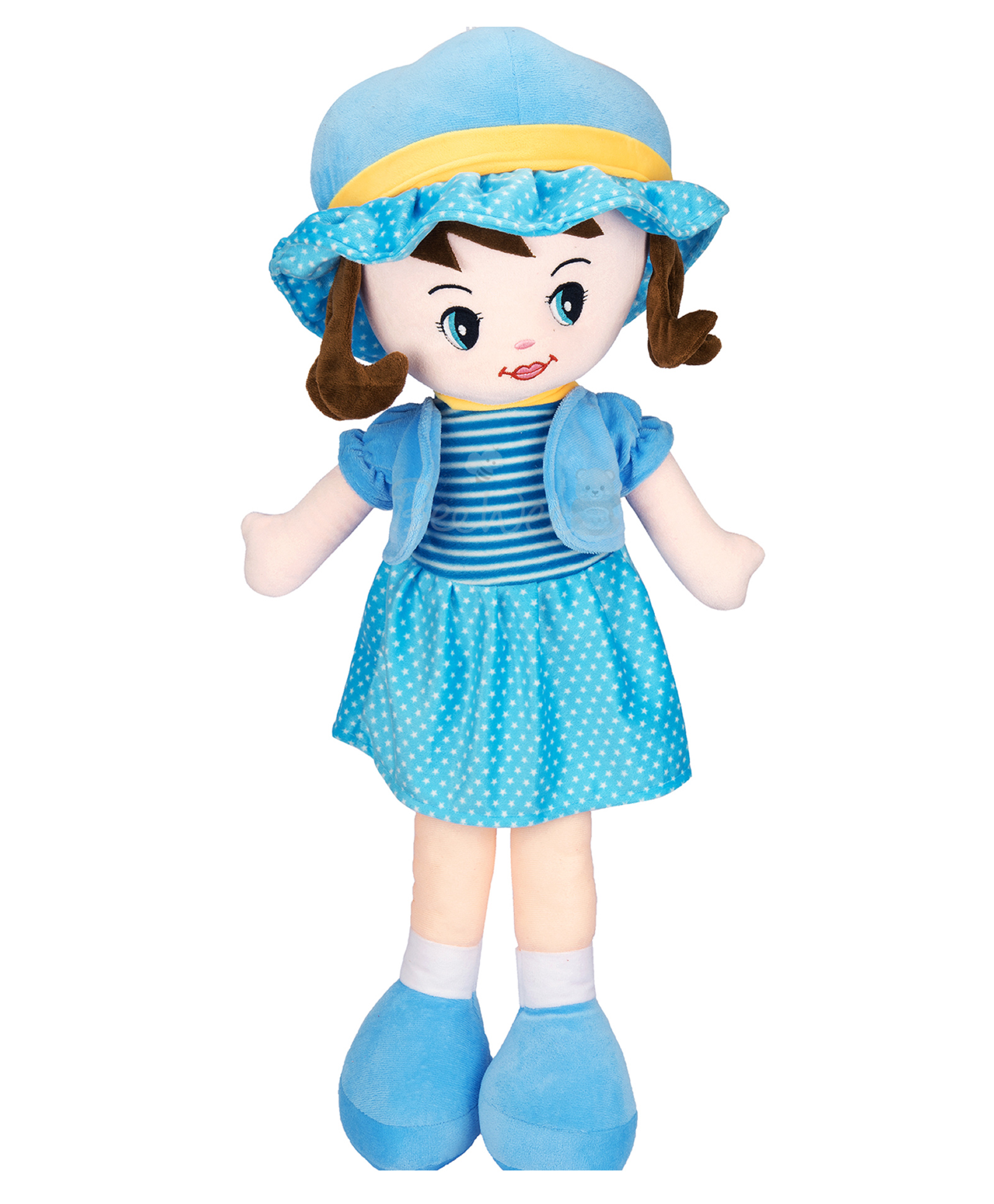 Beewee Plush Cute Super Soft Toy Huggable Winky Doll Blue - Height 60 cm-image-2