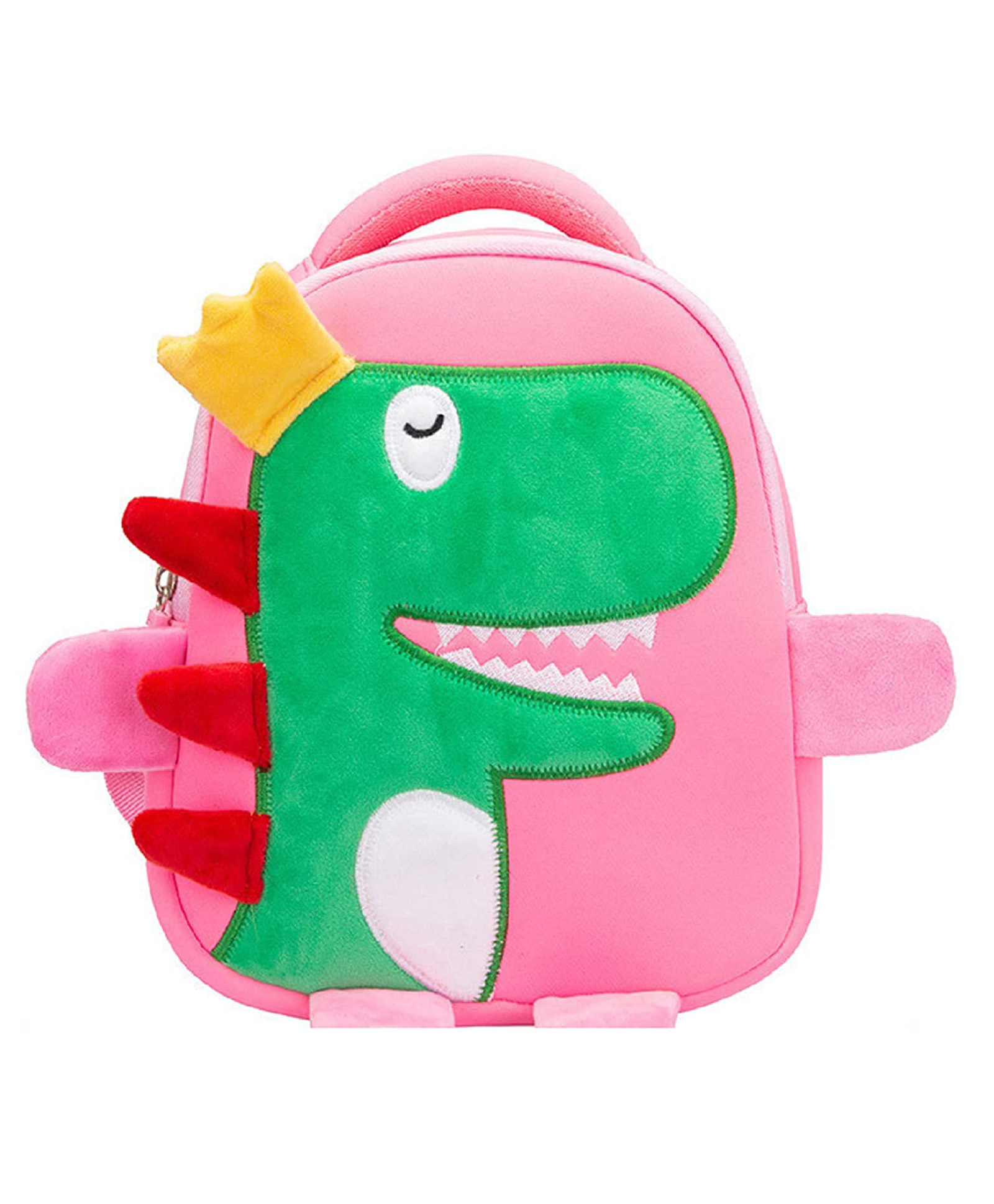 FunBlast Cute Dinosaur Print Shoulder Bags for Kids Pink  8.2 Inch-image-31