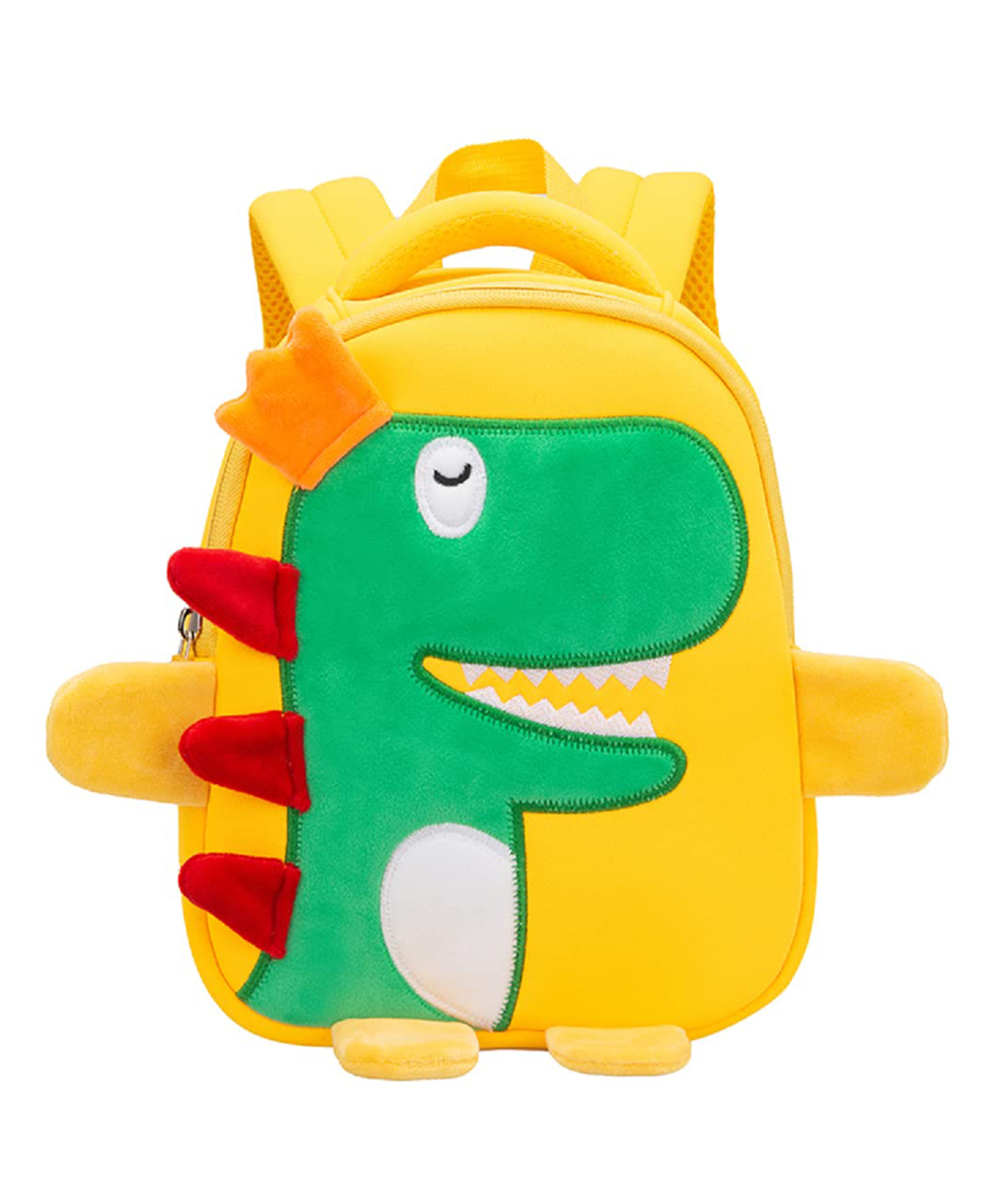 FunBlast Cute Dinosaur Print Shoulder Bags for Kids Yellow  8.2 Inch-image-3
