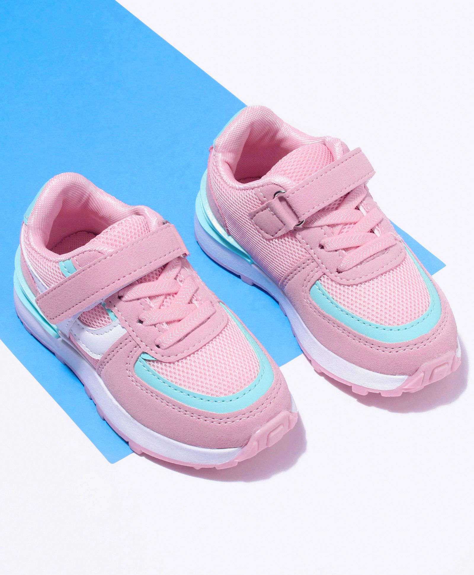 Cute Walk by Babyhug Velcro Closure Sneakers- Pink-picture-14