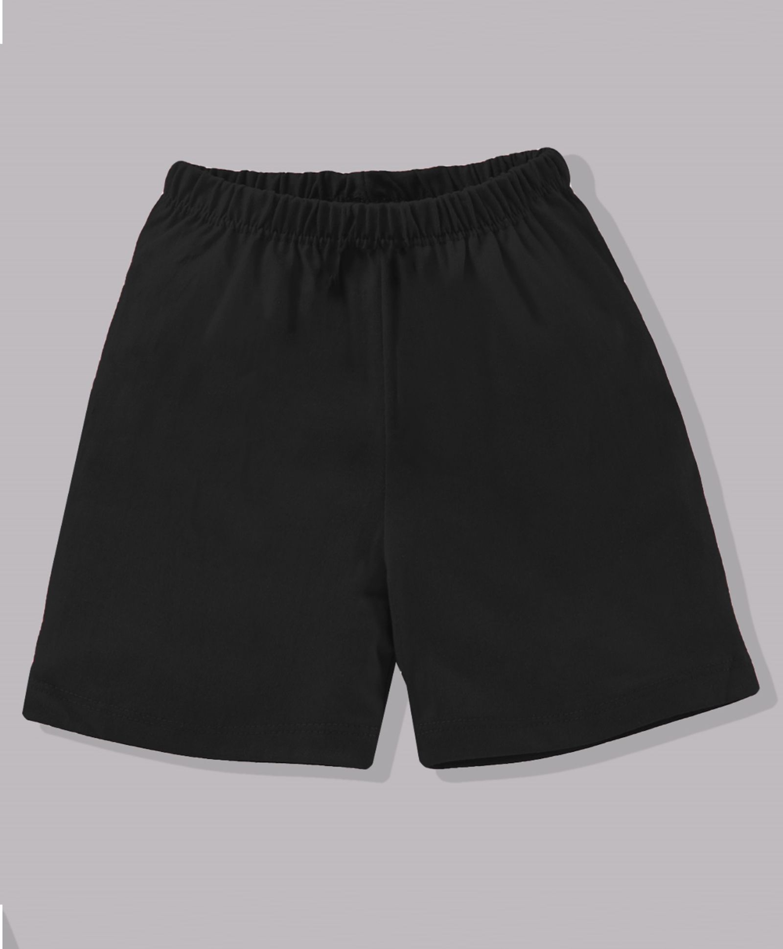 KAVEE 100% Cotton Biowashed Solid Shorts - Black-image-42