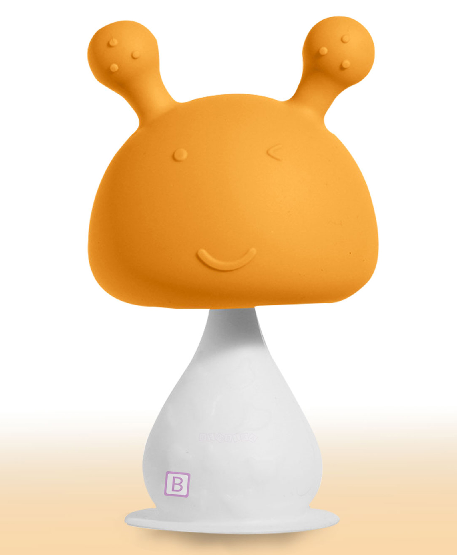 Bembika Mushroom Shape Baby Teether Toys - Orange-picture-17