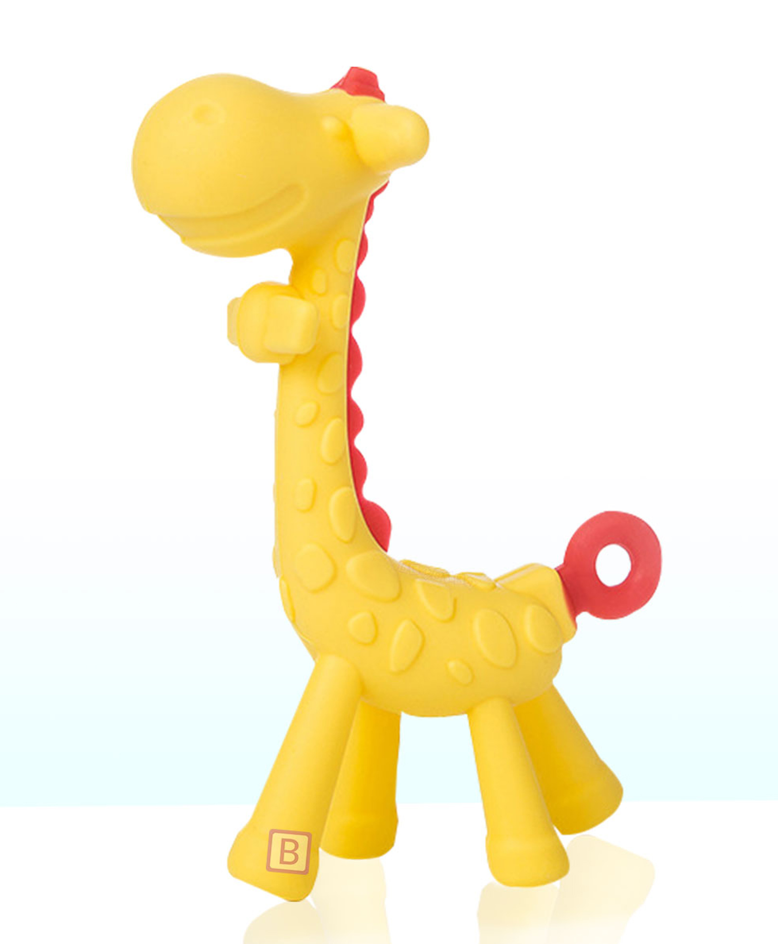 Bembika Giraffe Shape Baby Teether Toys - Yellow-picture-10
