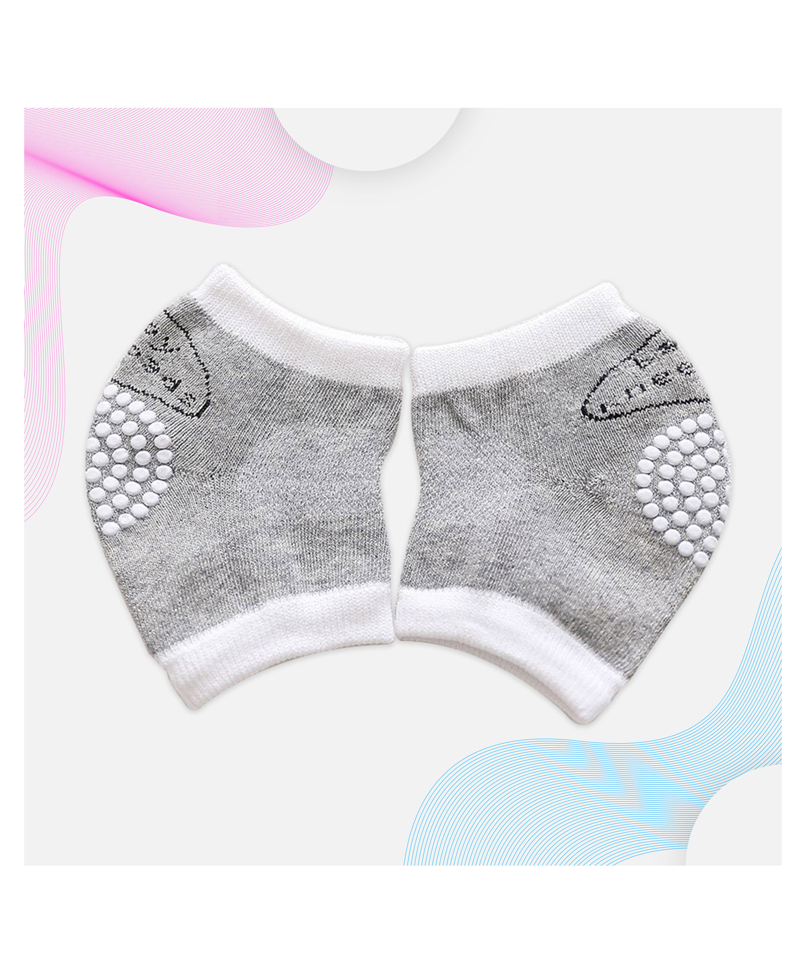Bembika Baby Kneepad for Crawling - Grey-picture-30