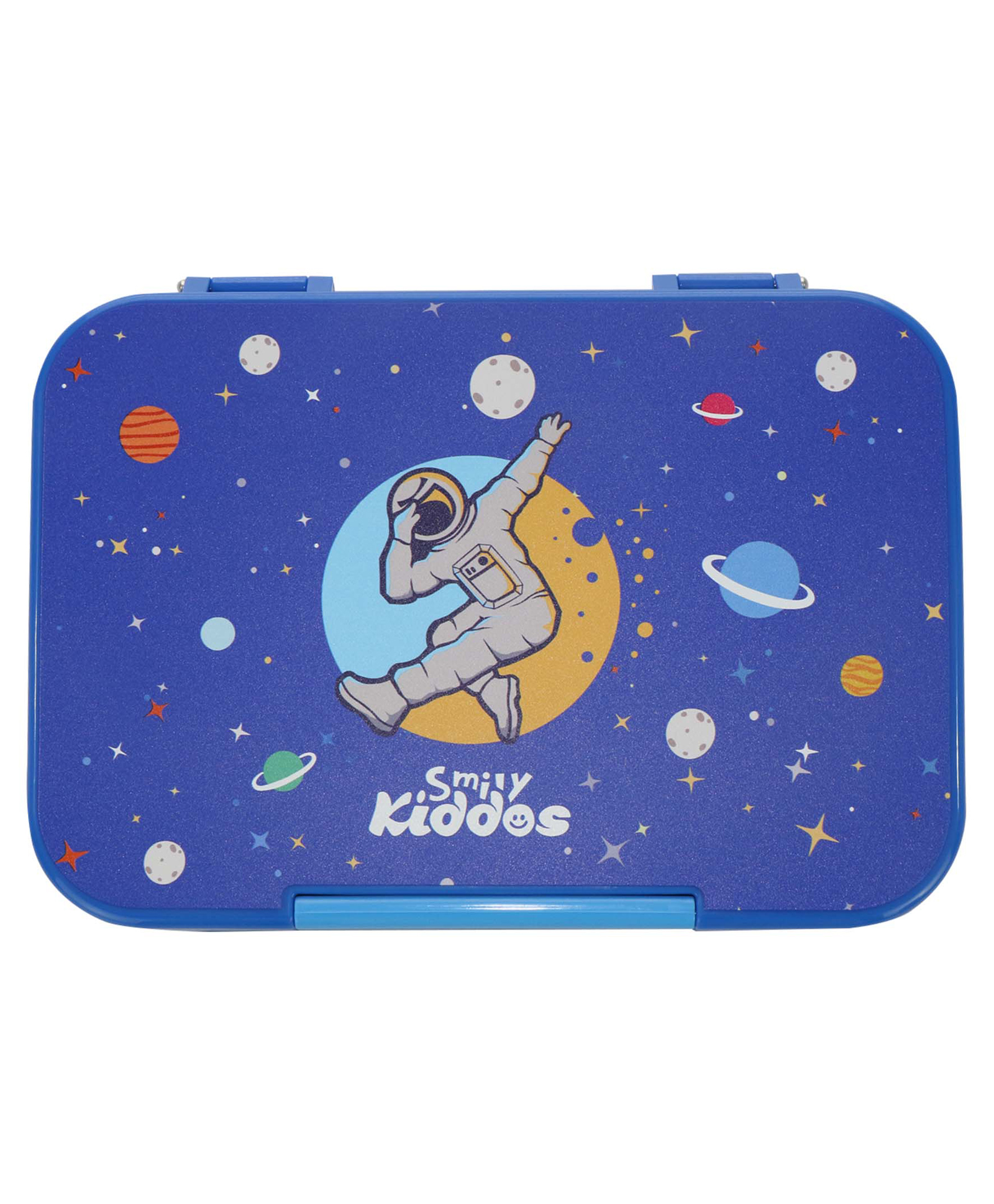 Smily Kiddos Bento lunch box- Space Theme - Blue-picture-21