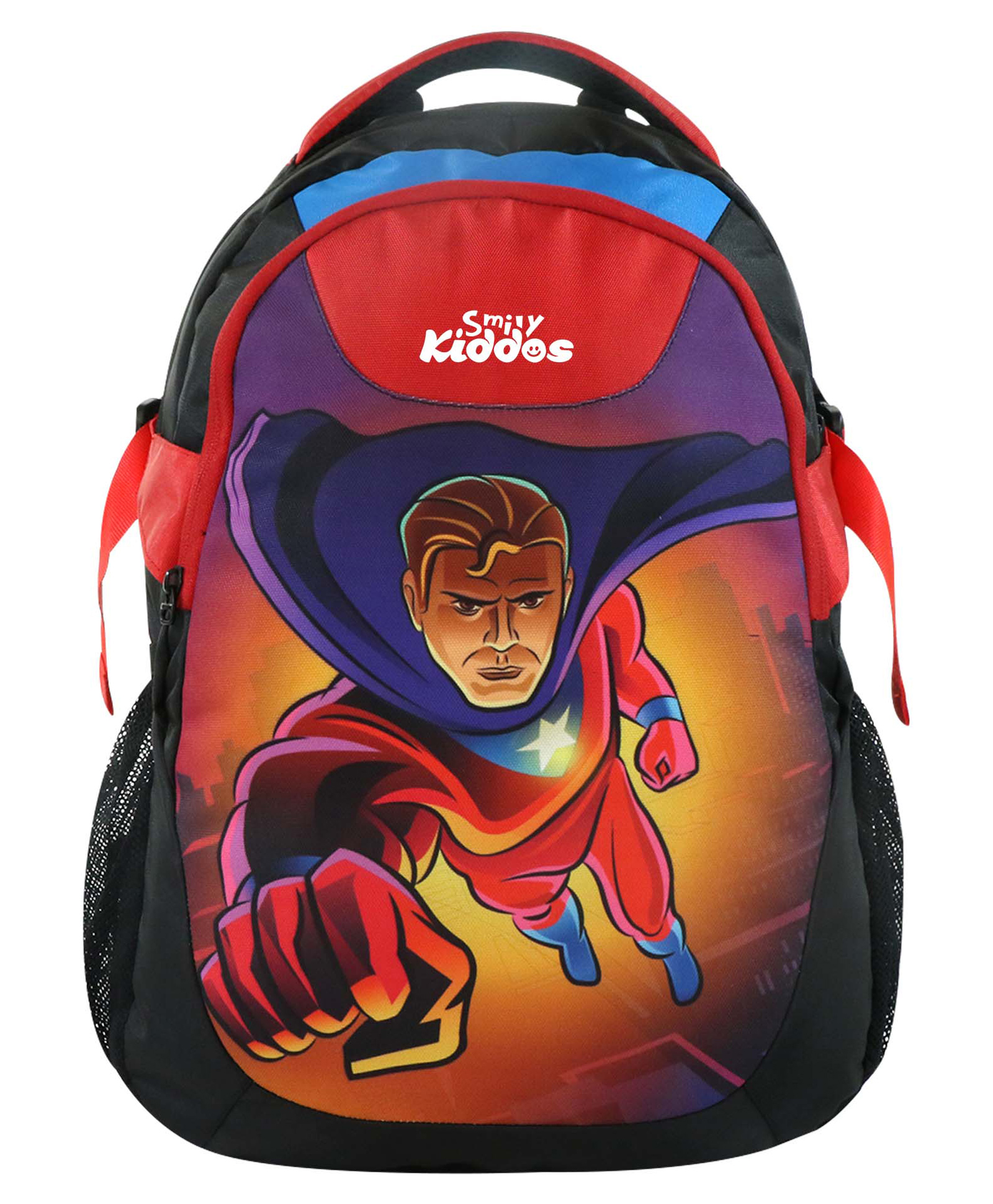 Smilykiddos Backpack Junior Victor Print Violet - 18 Inches-image-42