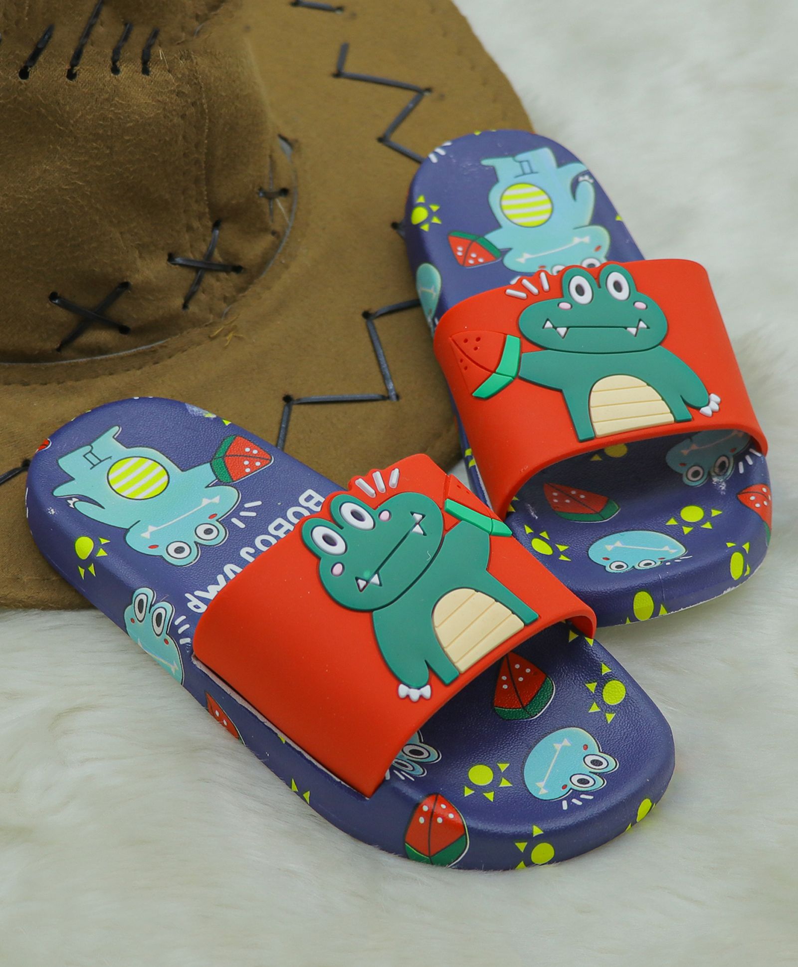 crocodile flip flops