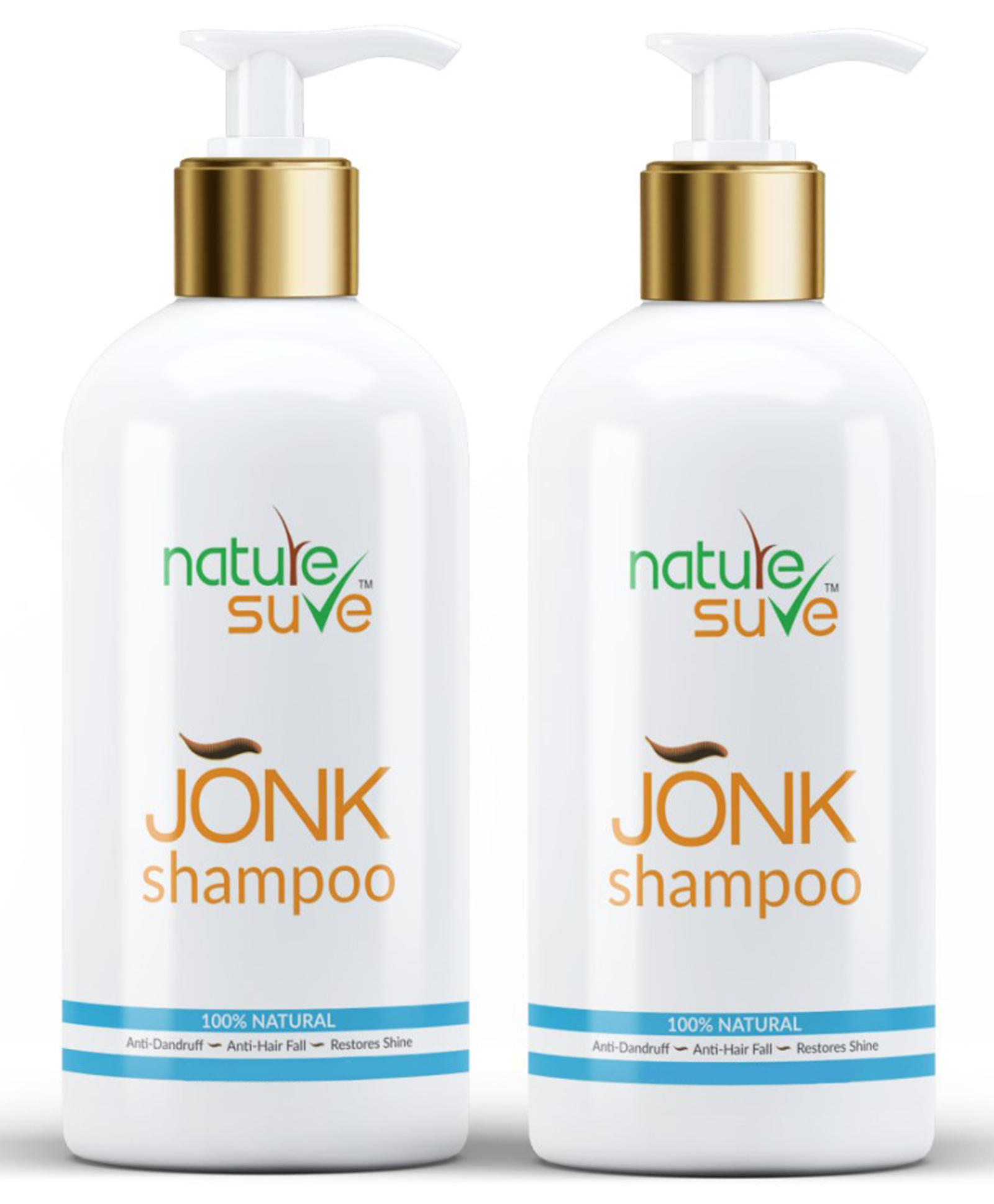 Nature Sure Jonk Shampoo Hair Cleanser Pack of 2 - 600 ml Online in India,  Buy at Best Price from  - 11480906