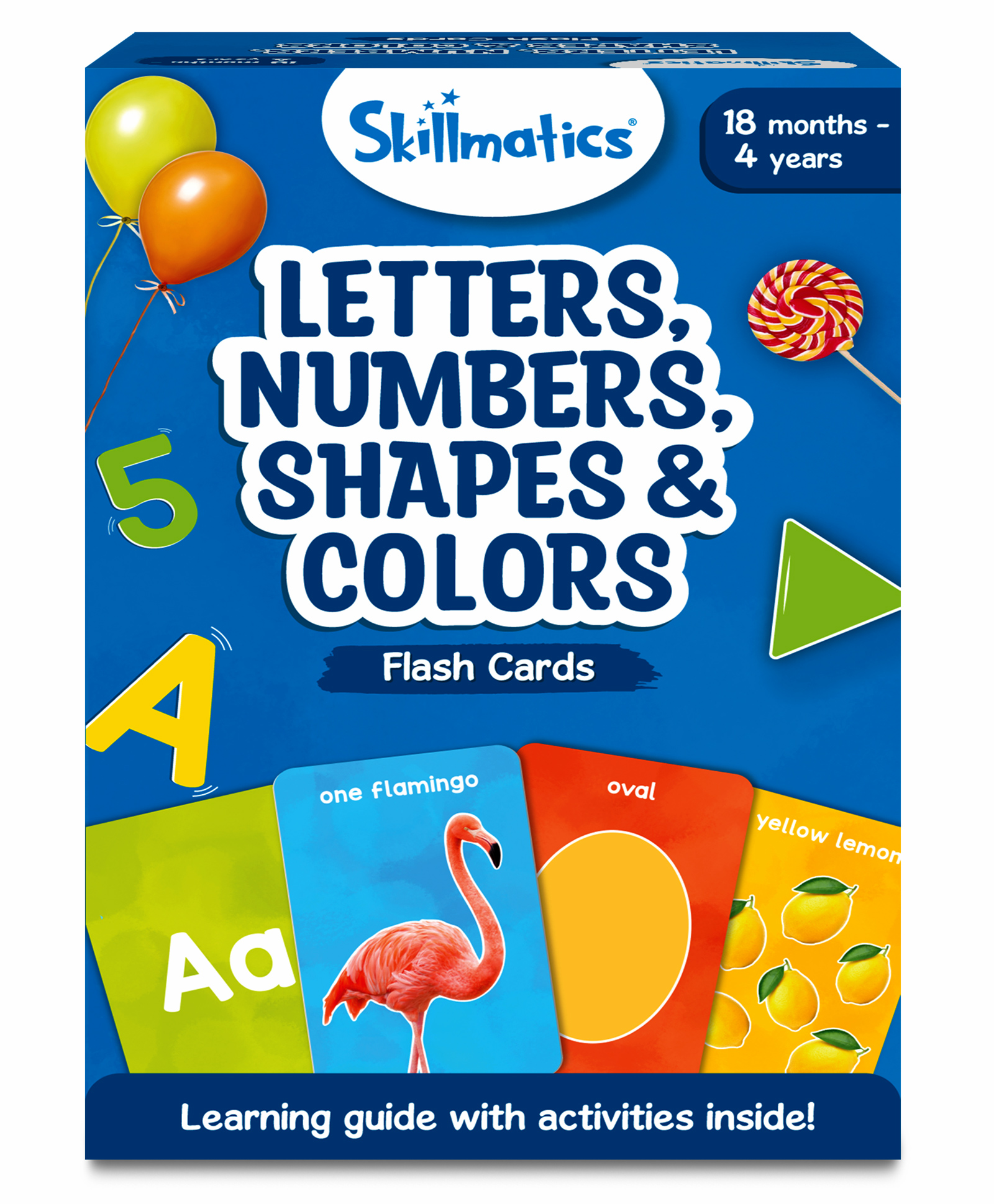 Skillmatics Flash Cards Letters Numbers Shapes And Colors Mutlicolour - 50 Pieces-picture-27
