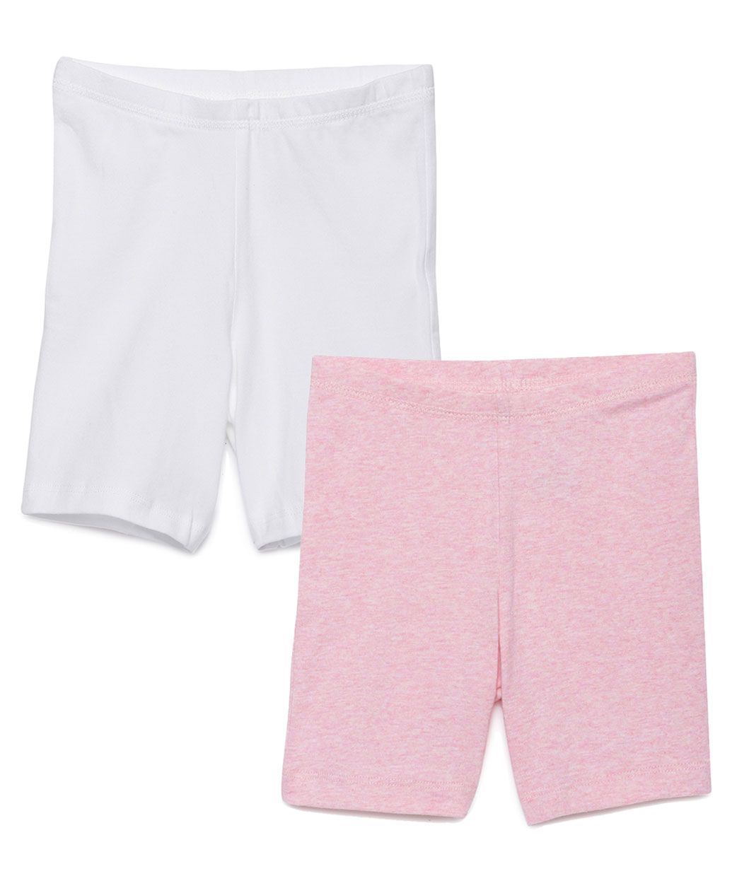 Charm n Cherish Pack Of 2 Girl Shorts - Pink White-picture-14