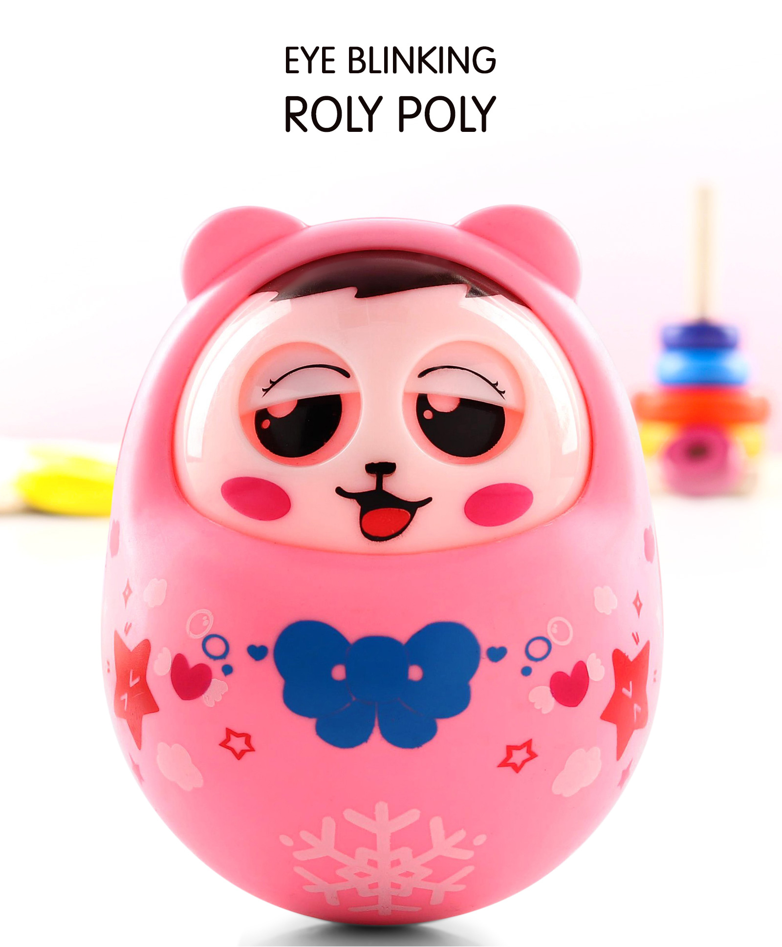 Eye Blinking Roly Poly - Pink-image-9
