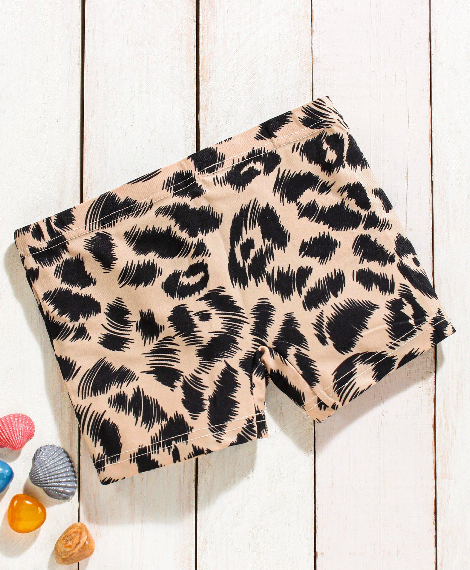 LOBSTER Printed Swimming Trunk - Beige-picture-14