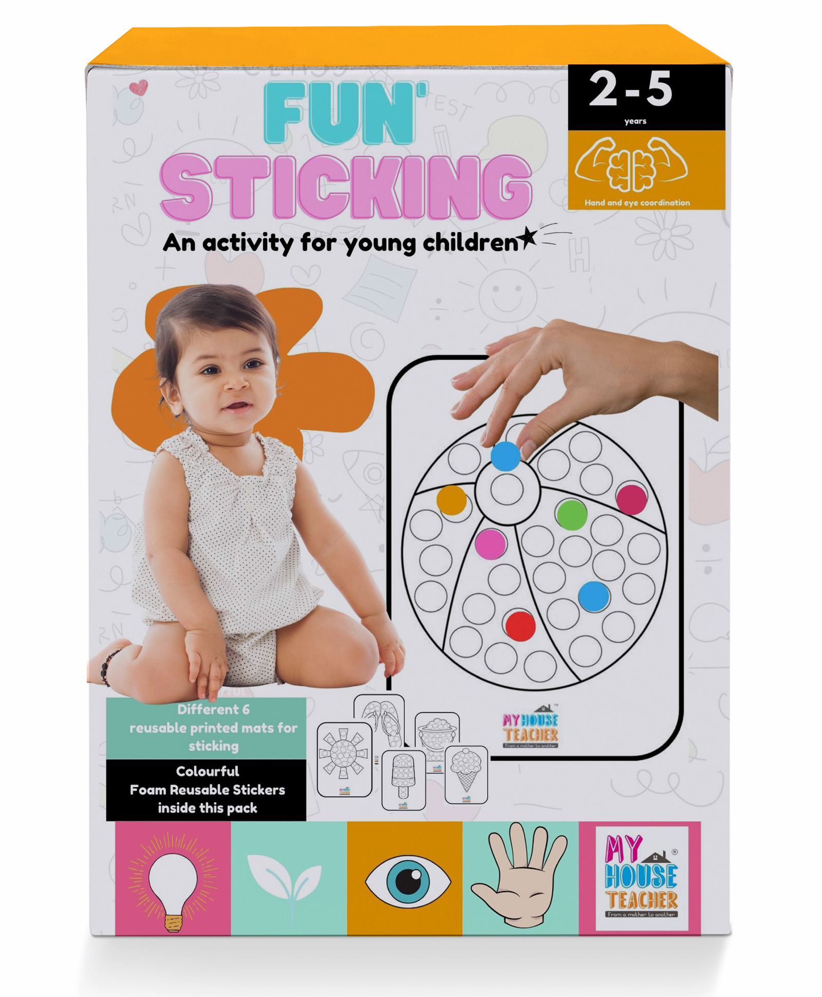 My House Teacher Fun Sticking Activity Kit - Multicolour-picture-19