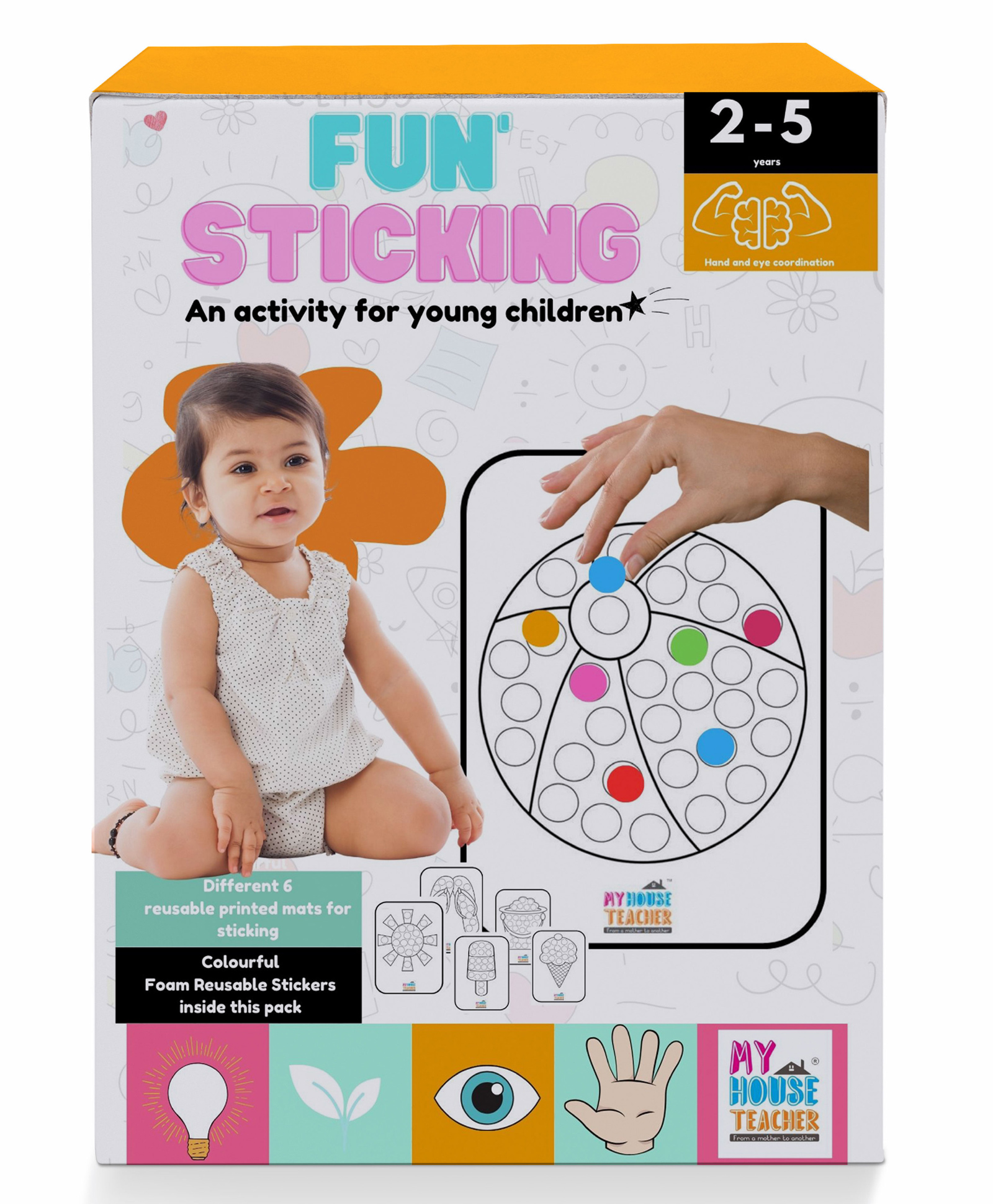 My House Teacher Fun Sticking Activity Kit  - Multicolour-picture-22