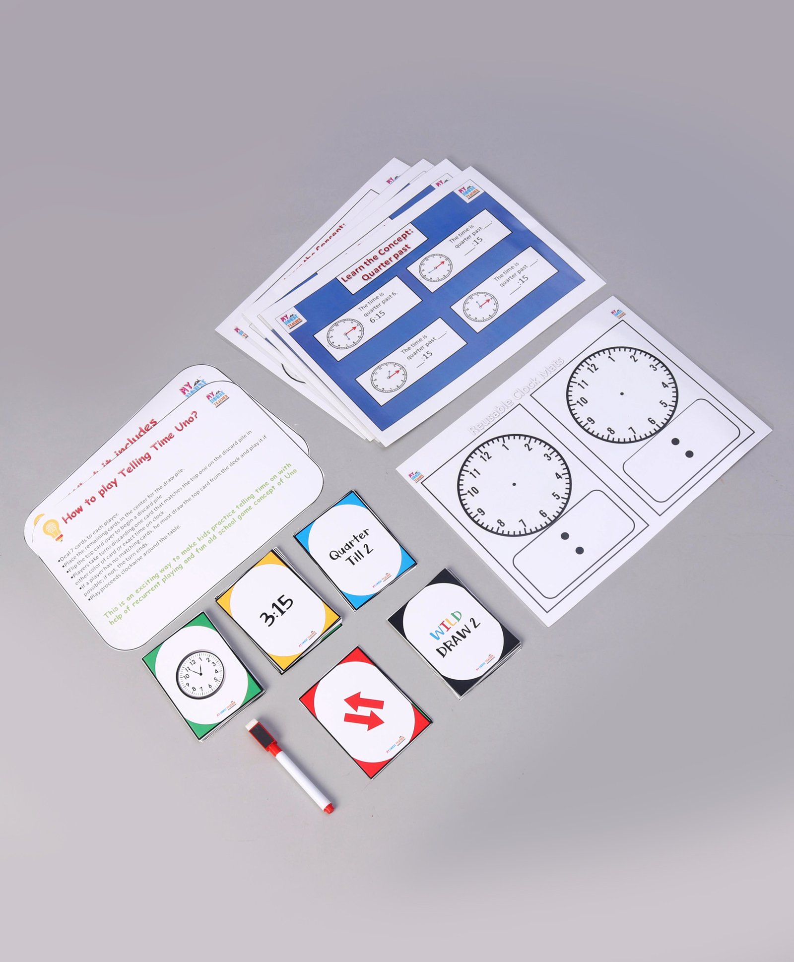 My House Teacher Time Telling Card Game - Multicolor Online India, Buy  Educational Games for (6-10 Years) at FirstCry.com - 11505831